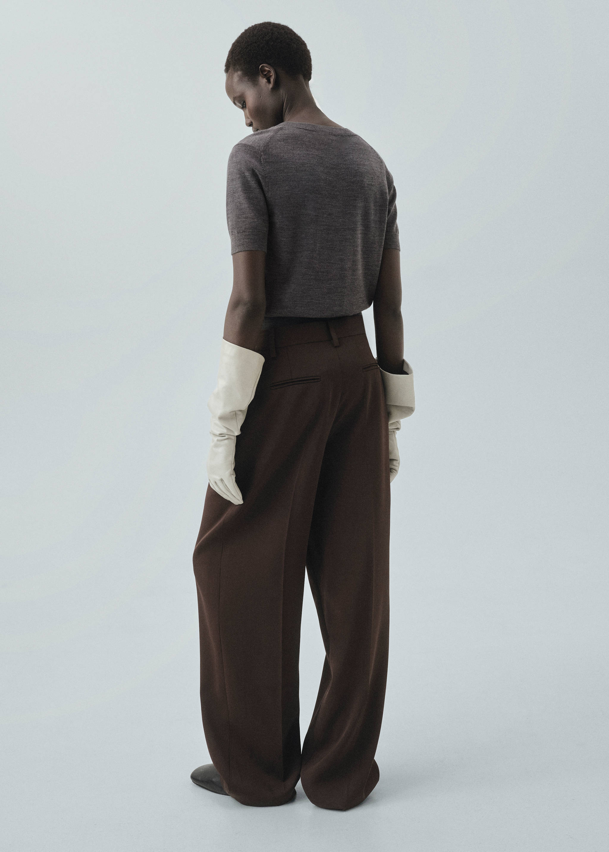 100% merino wool sweater - Reverse of the article