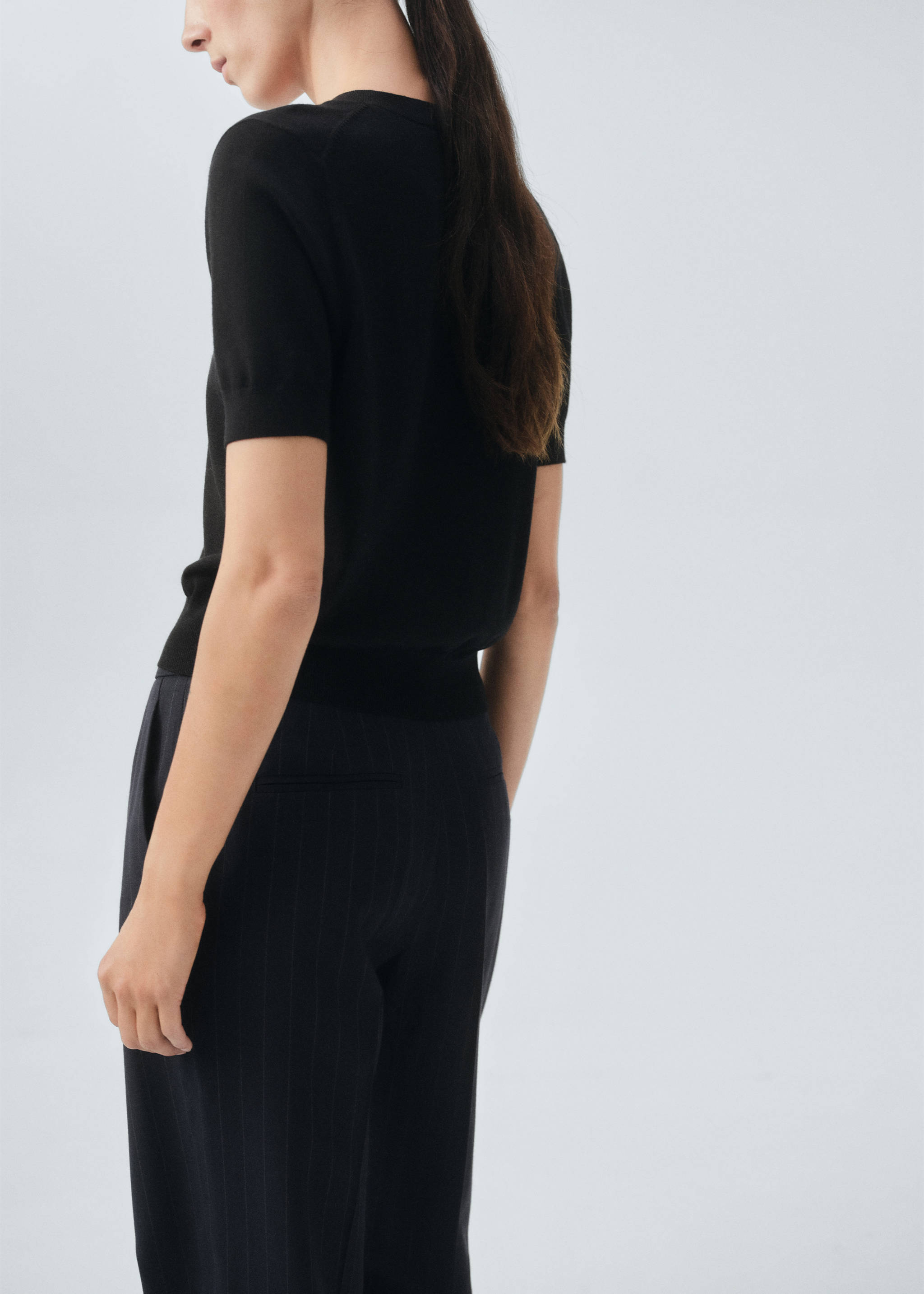 100% merino wool sweater - Reverse of the article