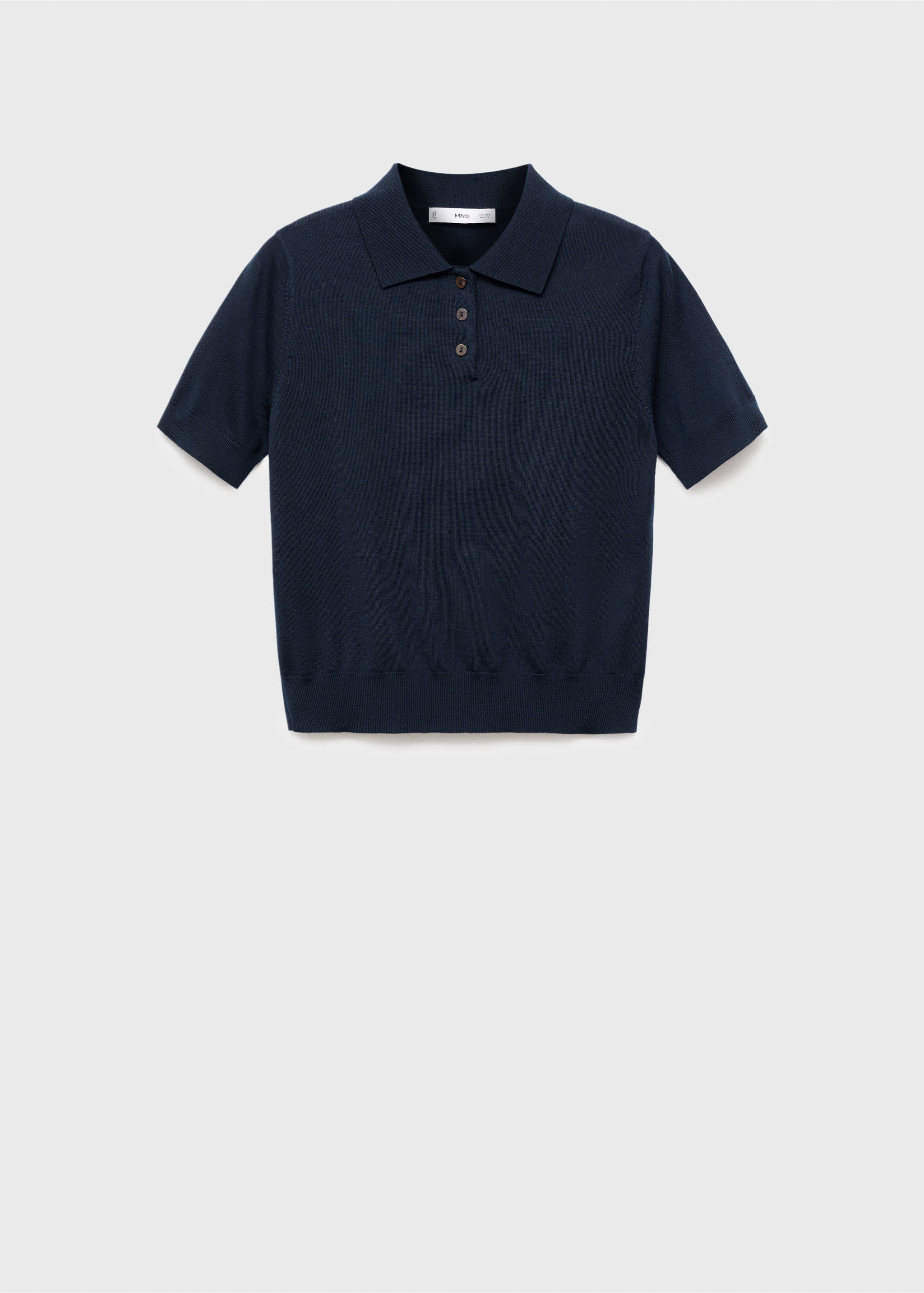 100% merino wool sweater - Article without model, Navy. Ref: 17006360-00.