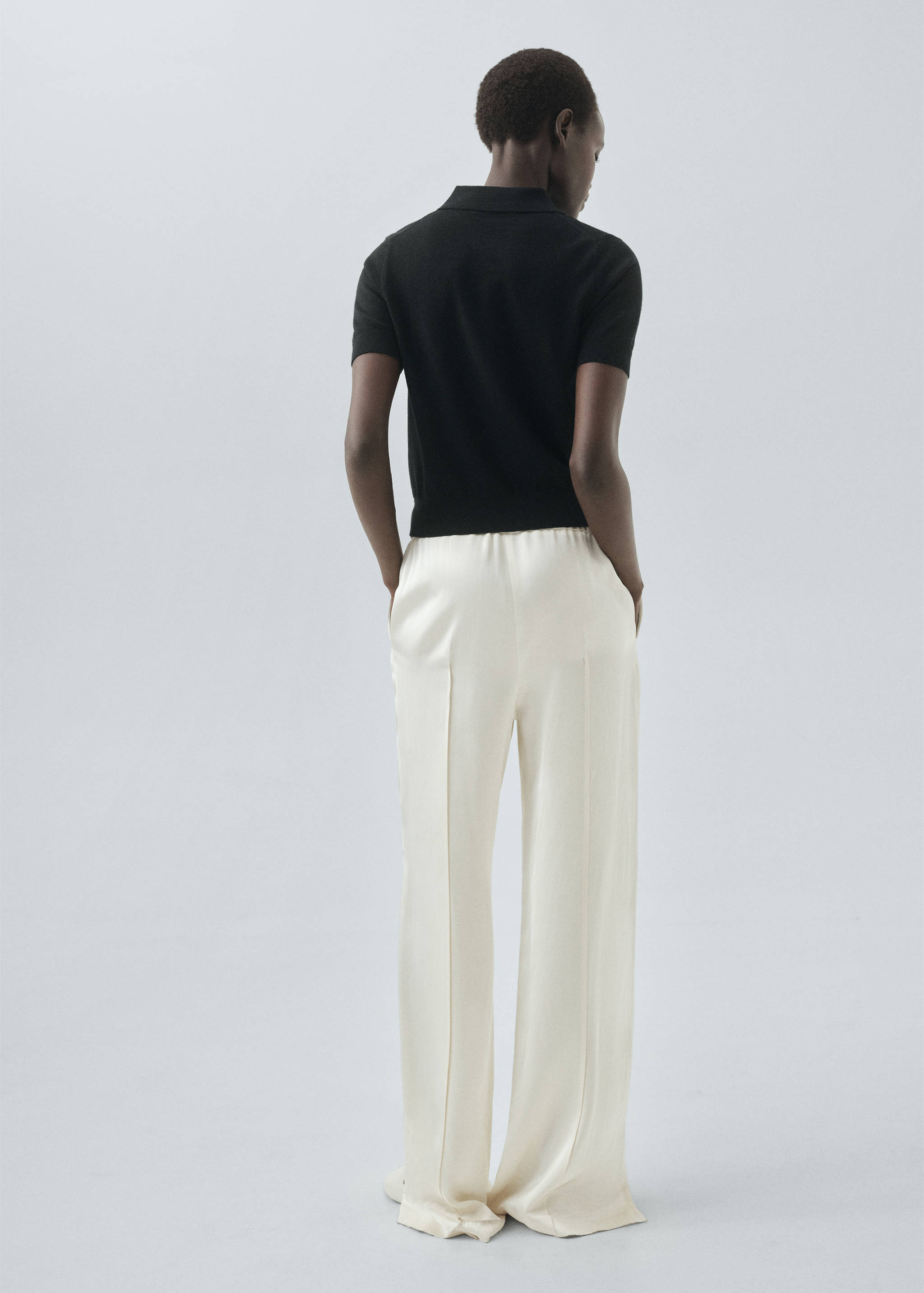 100% merino wool sweater - Reverse of the article