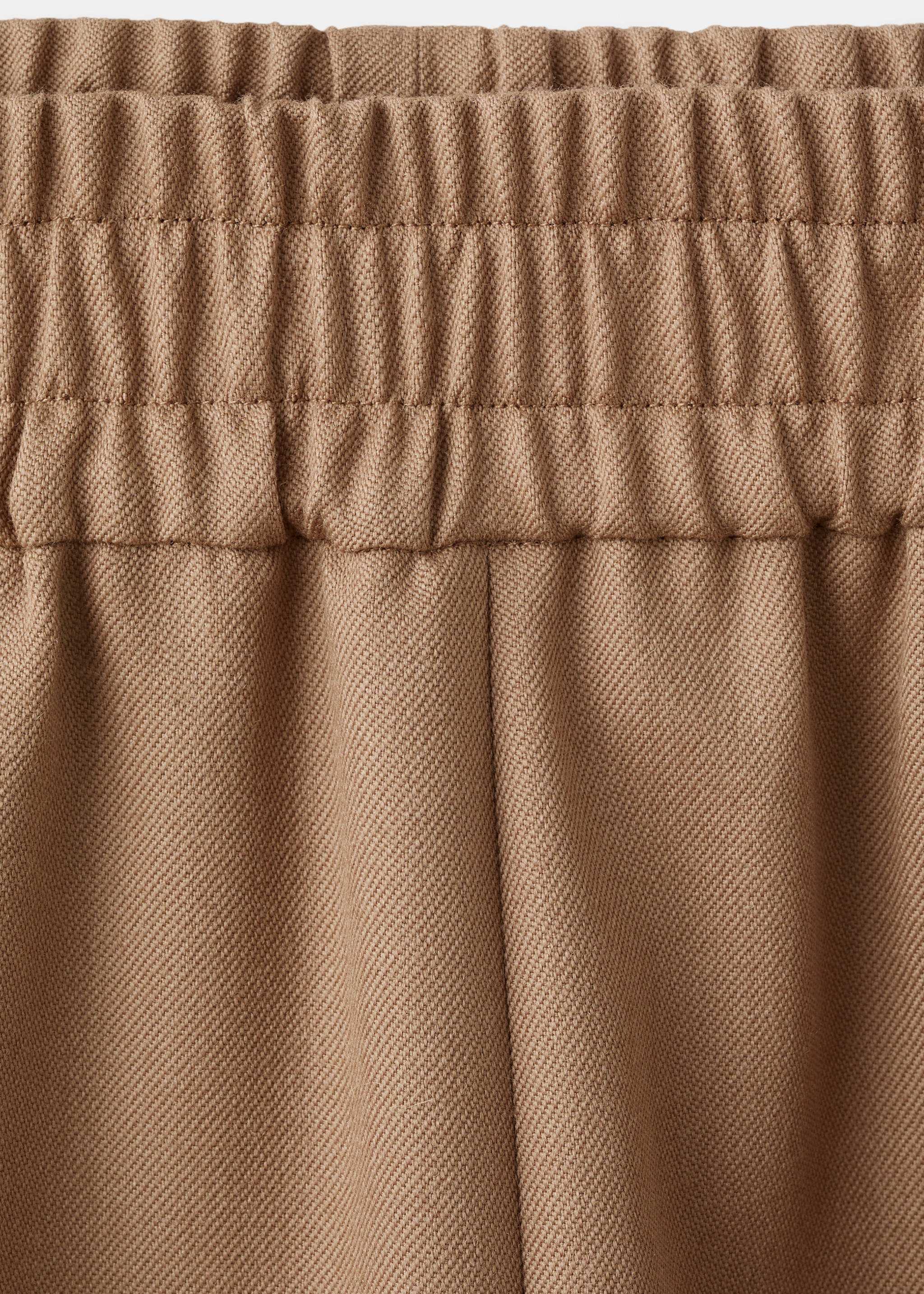 100% wool trousers with elastic waist - Details of the article 8