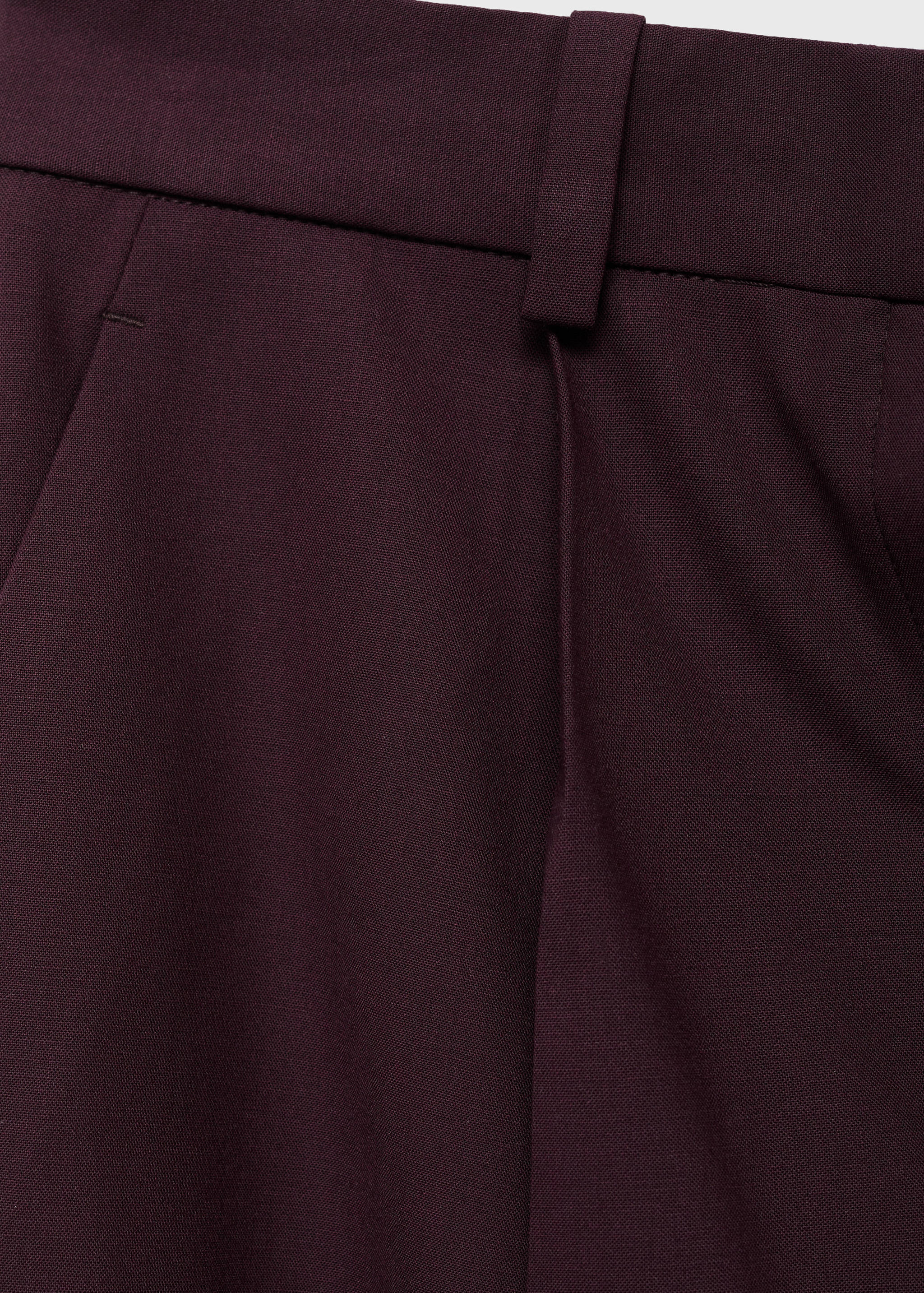 Straight wool suit pants - Details of the article 0