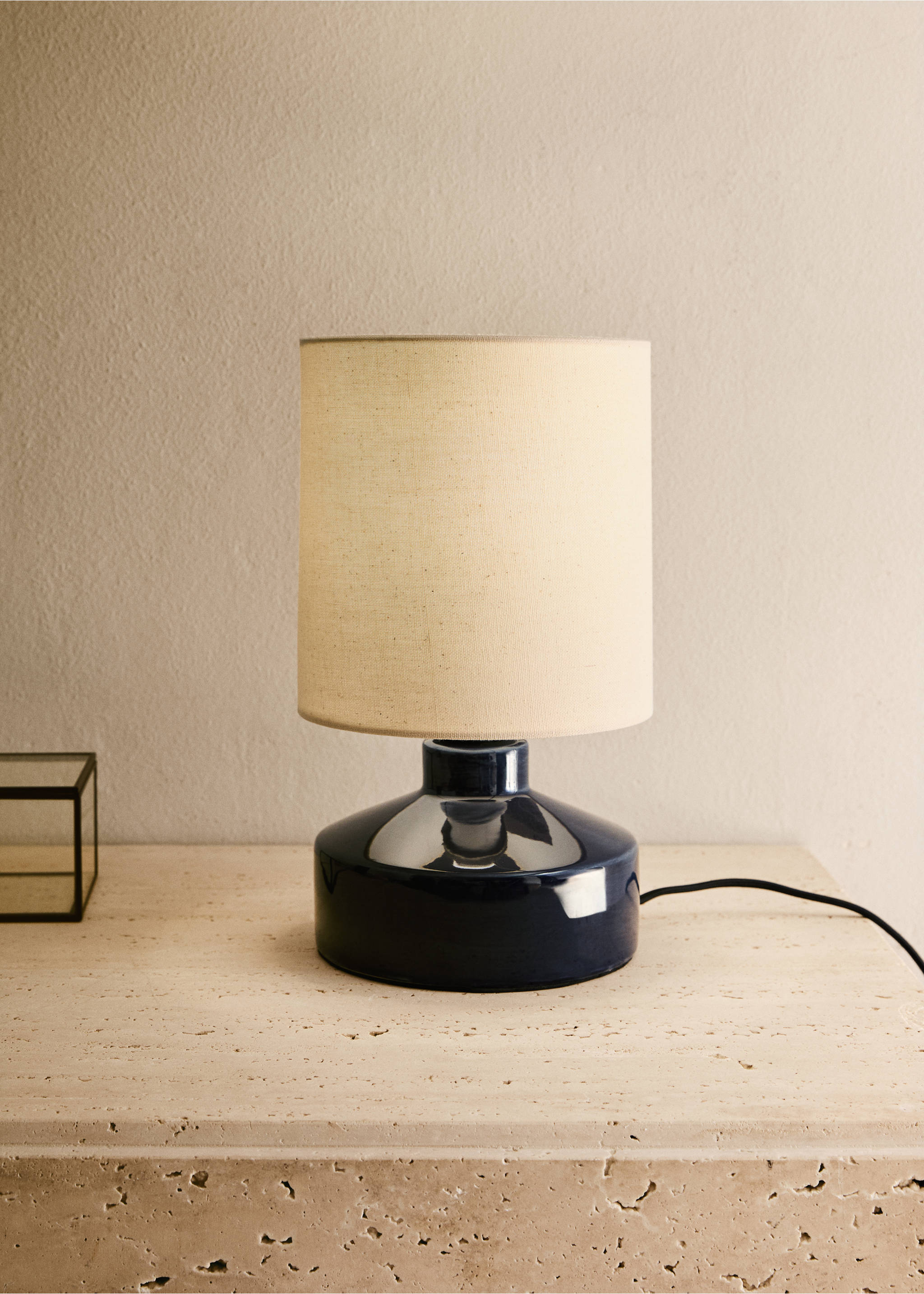 Lamp with ceramic base - General plane, Night Blue. Ref: 17006730-00.