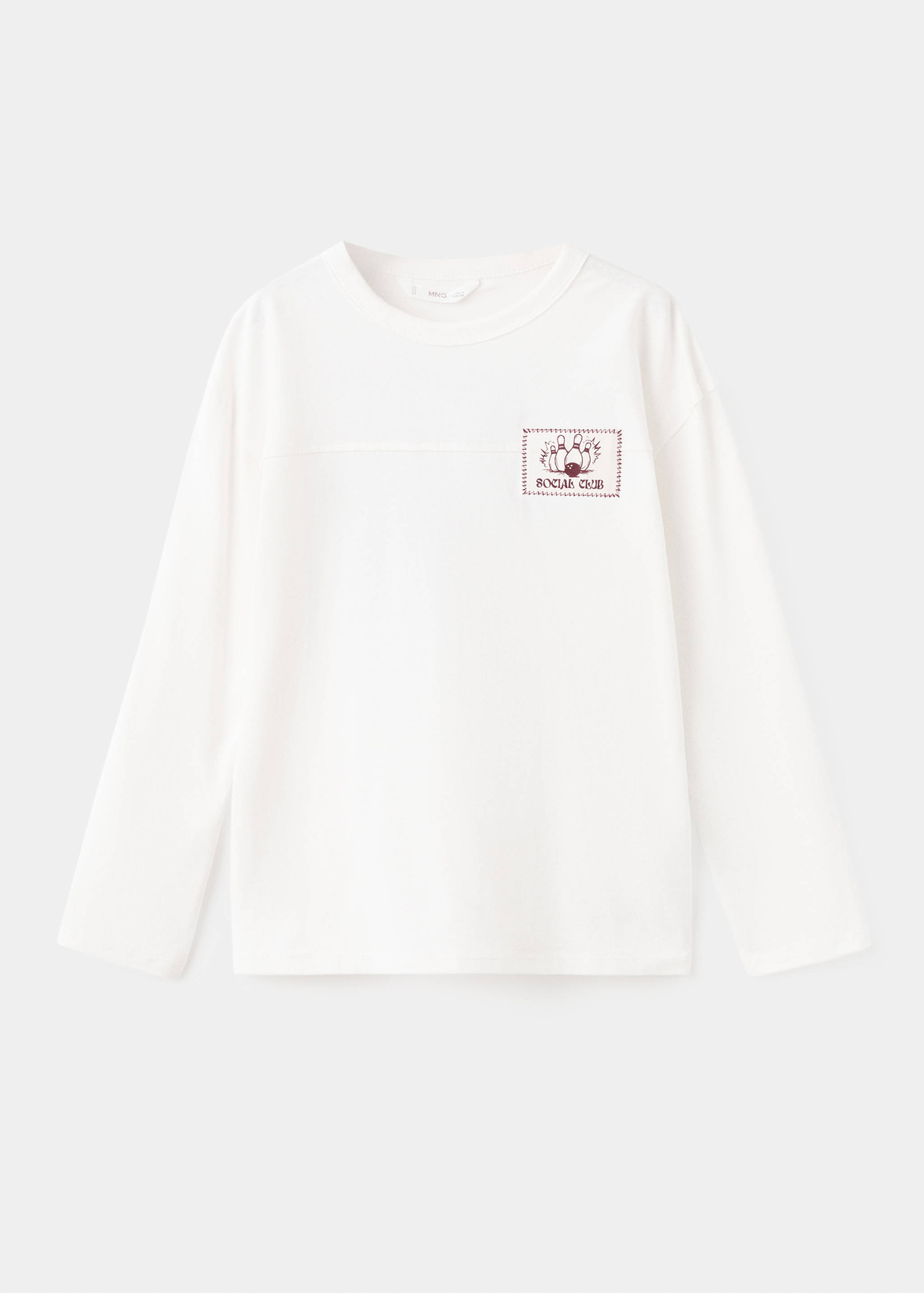 Printed cotton-blend T-shirt - Article without model