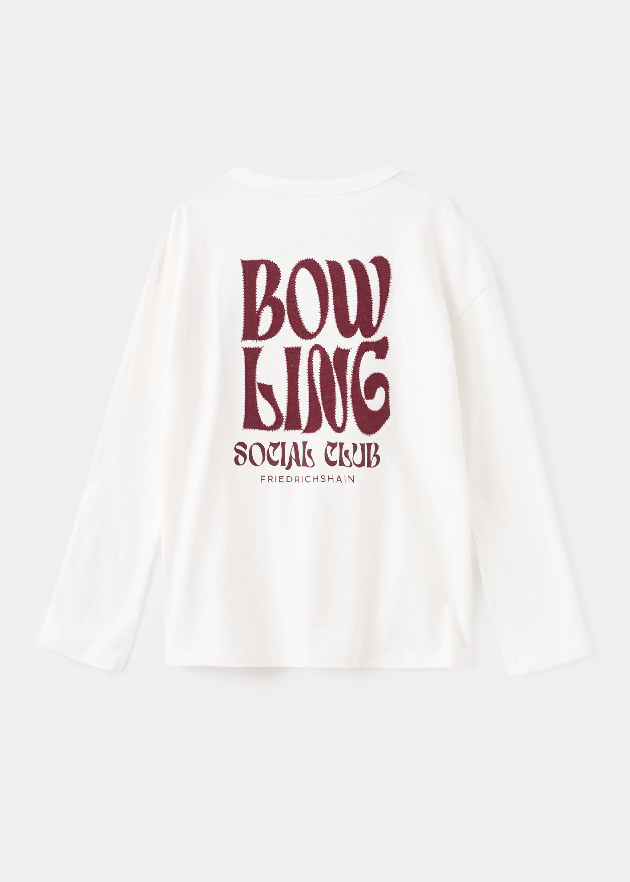 Printed cotton-blend T-shirt - Reverse of the article