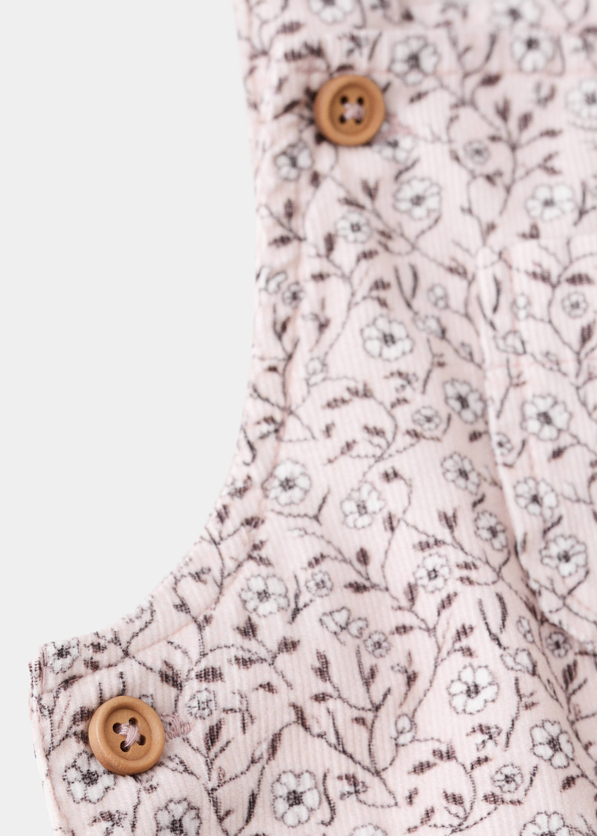 Corduroy floral dungarees - Details of the article 8