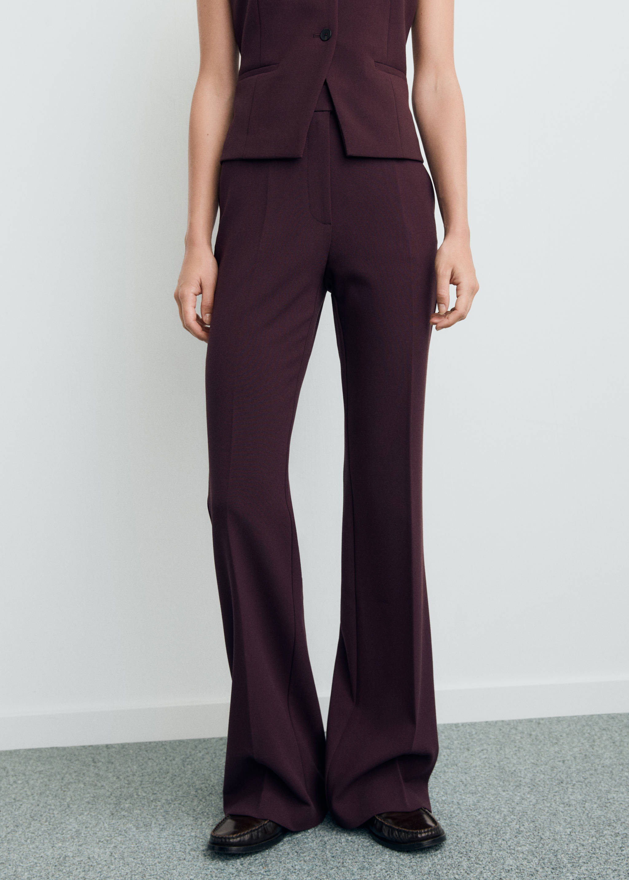 Pantalon flare taille normale - Plan moyen