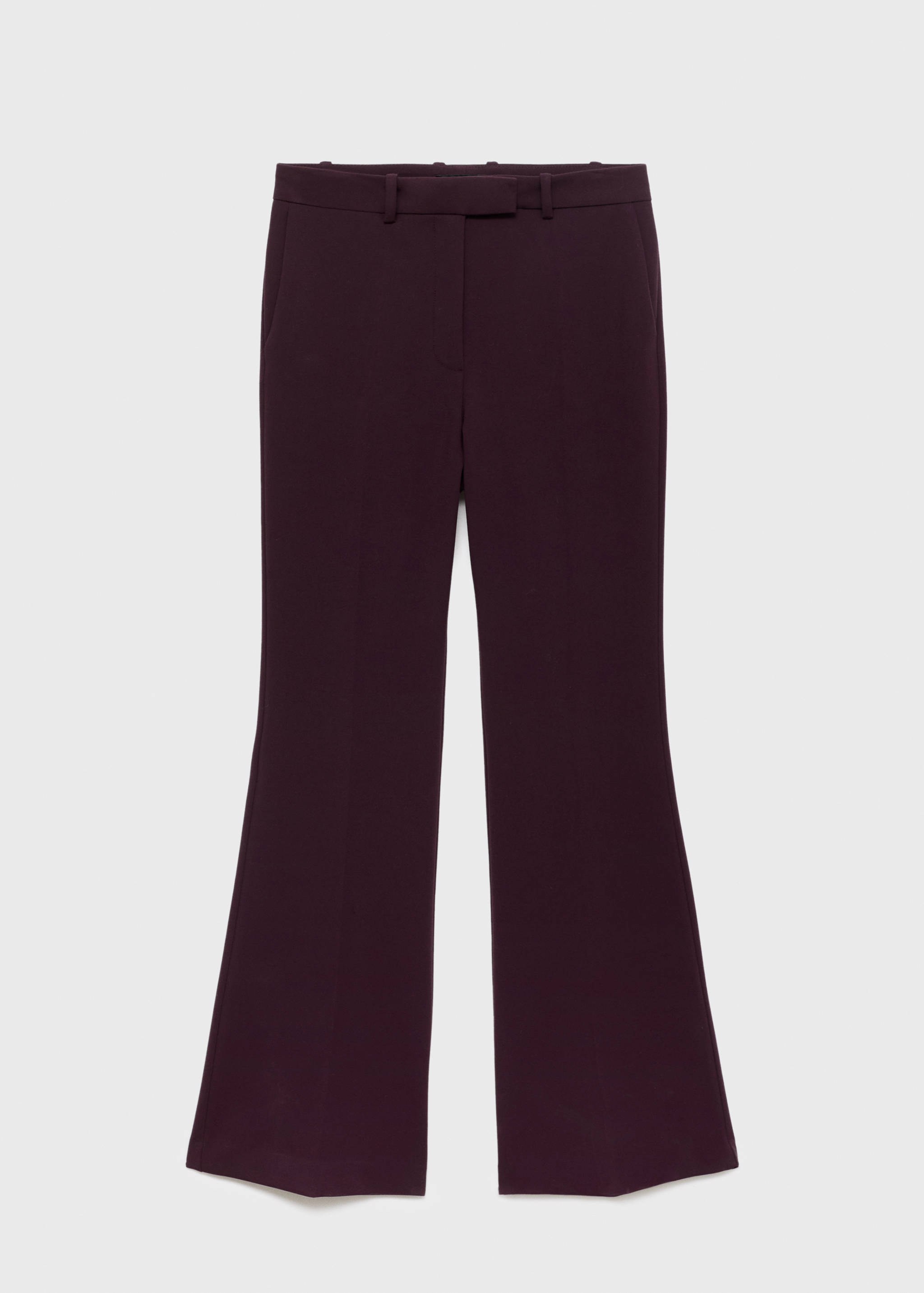 Mid-rise flare trousers - Article without model