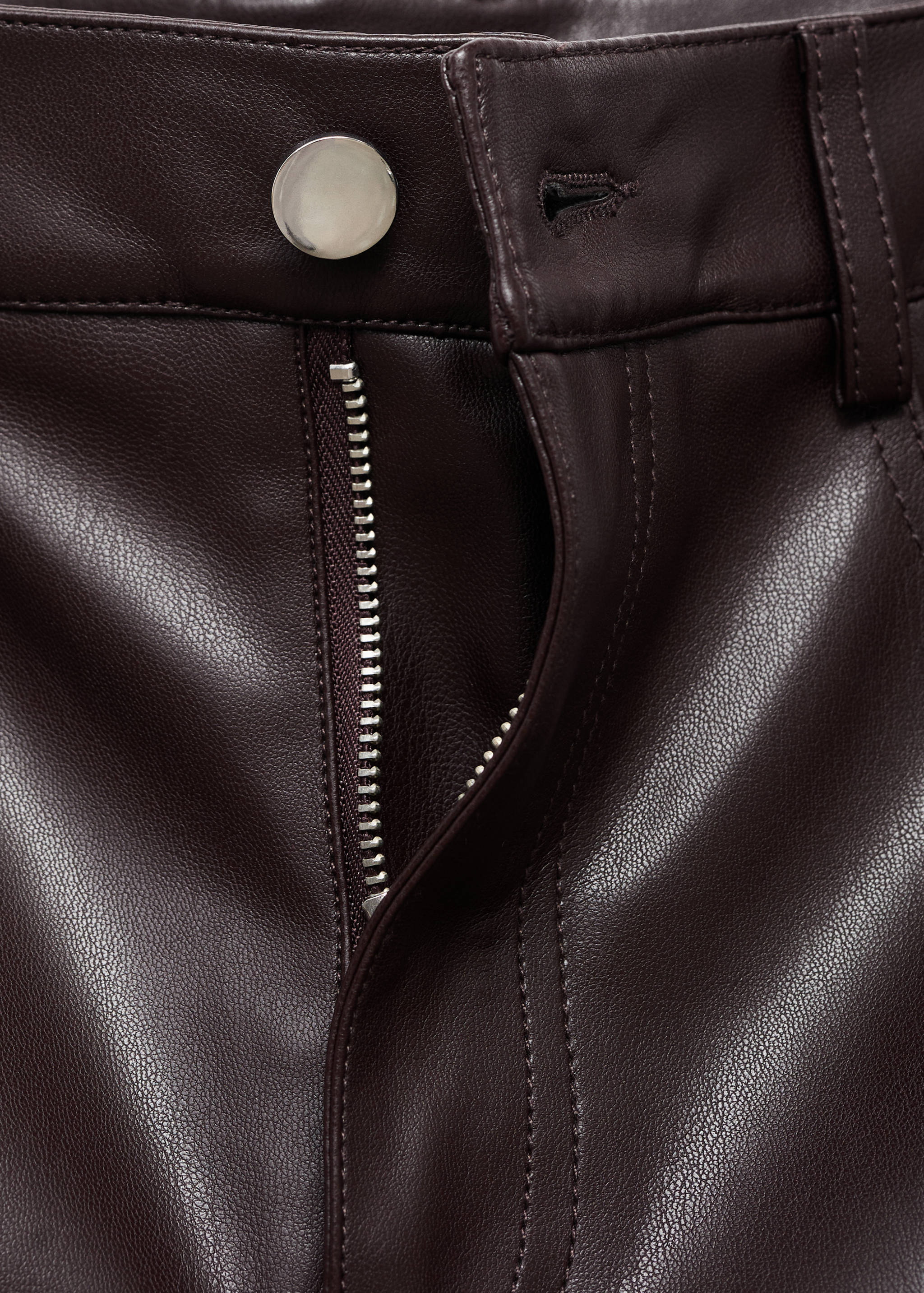 Pantalon droit cuir synthétique - Détail de l'article 8