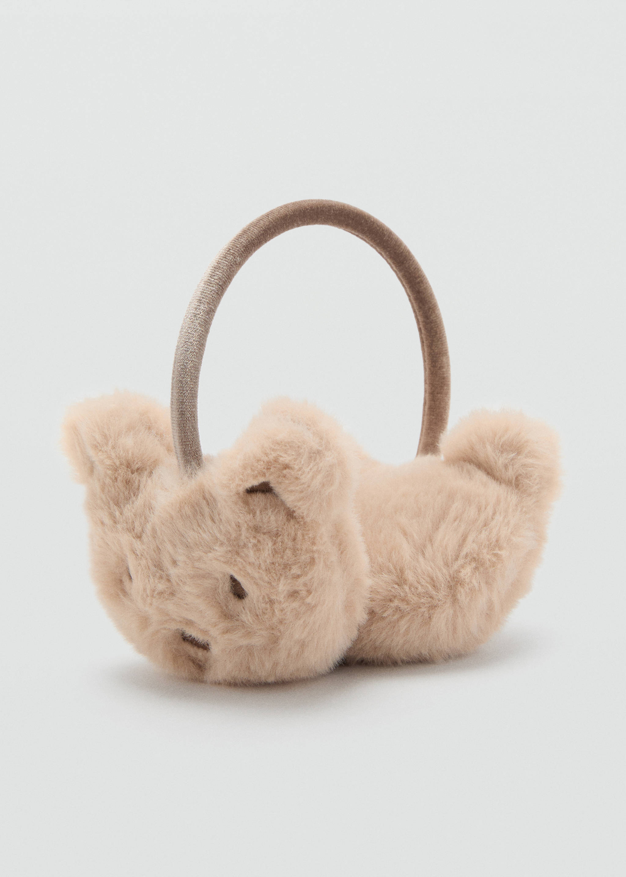 Orejeras diseño osito - Plano medio