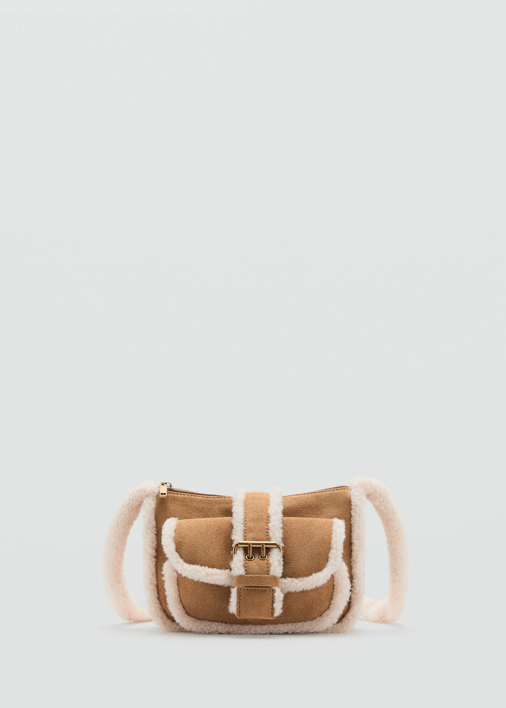 Shearling-effect bag - Article without model