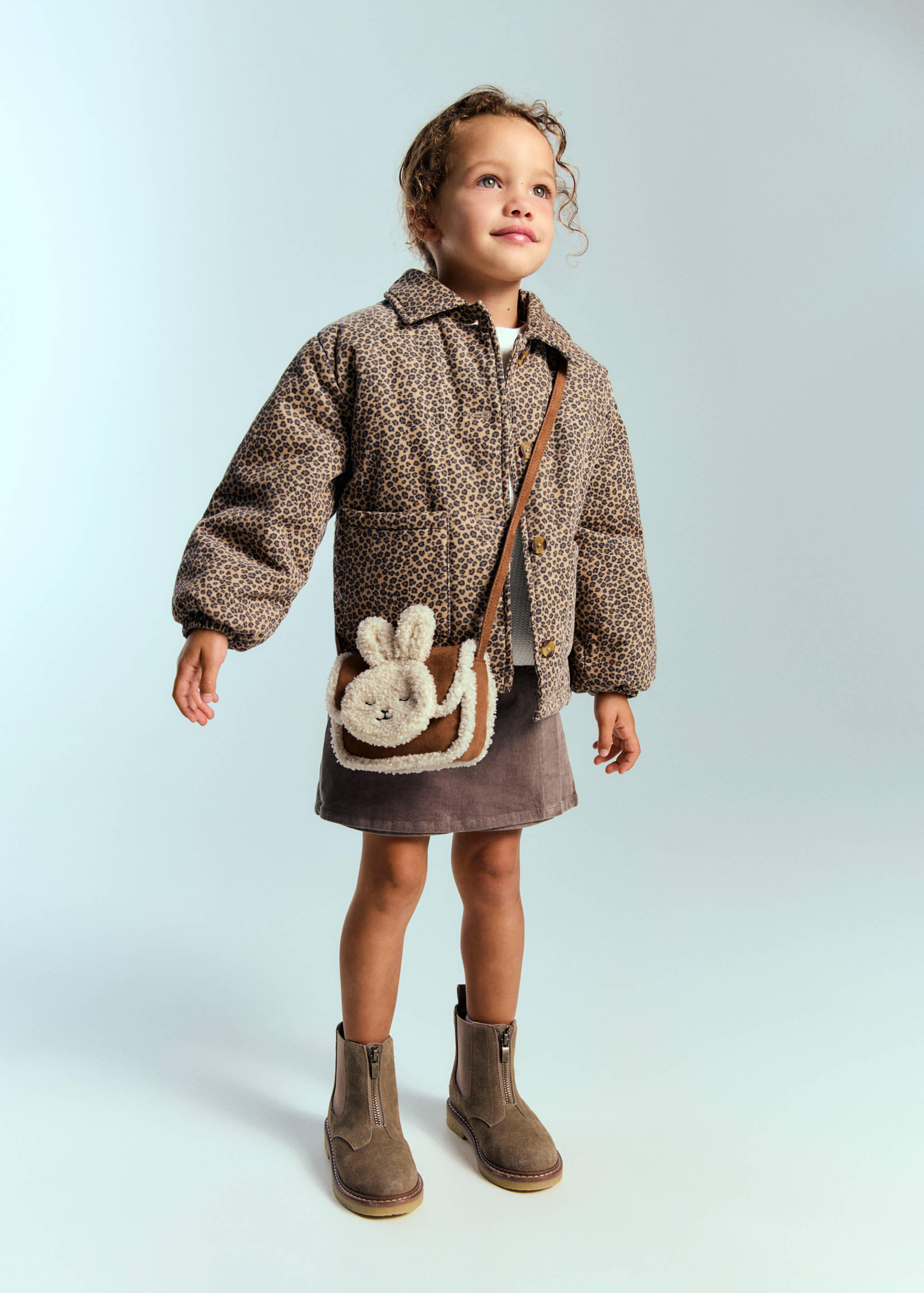 Сумка с искусственной овчиной и кроликом - Общий план