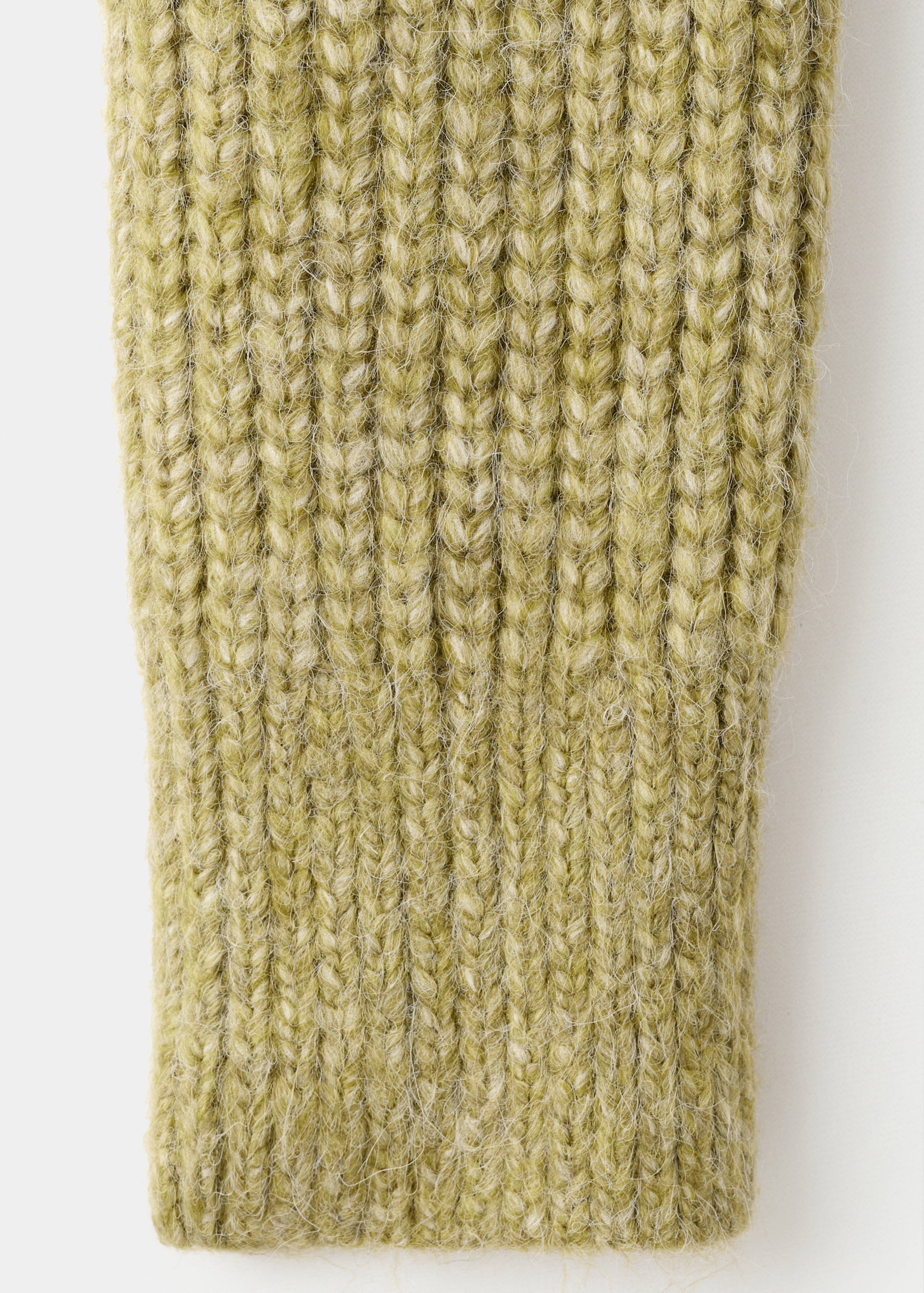 Knitted sweater with perkins neck - Details of the article 0
