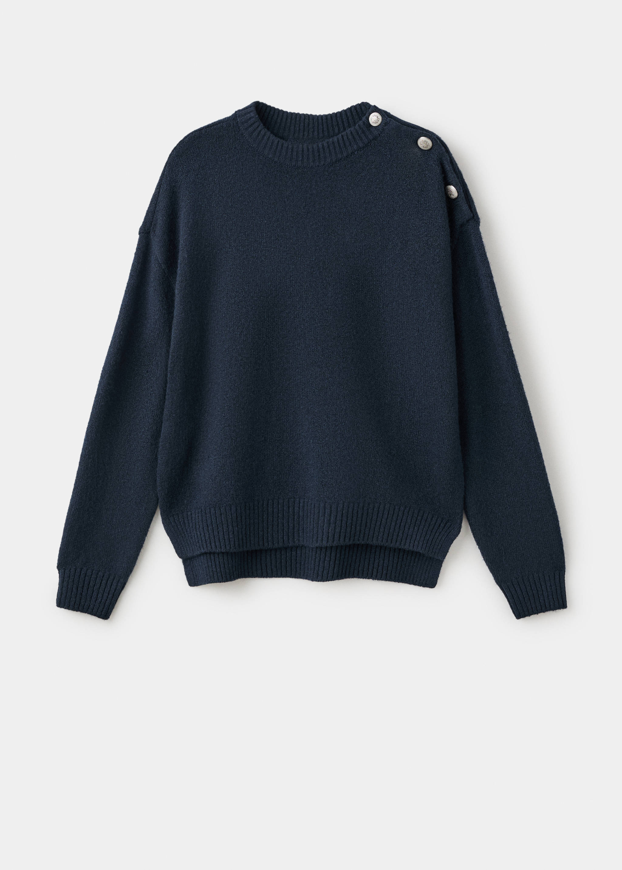 Buttons detail knit sweater - Article without model