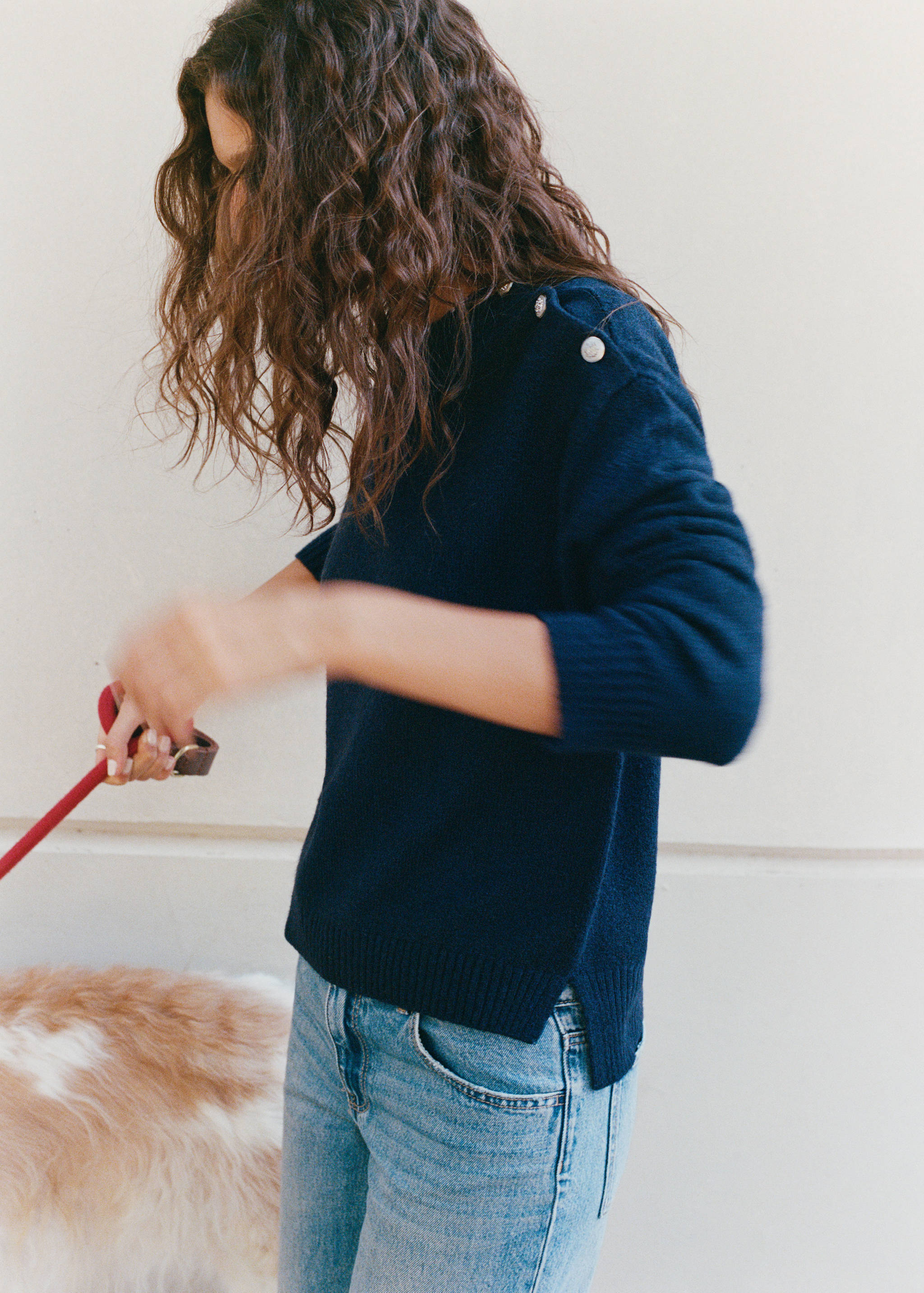 Buttons detail knit sweater - Details of the article 5