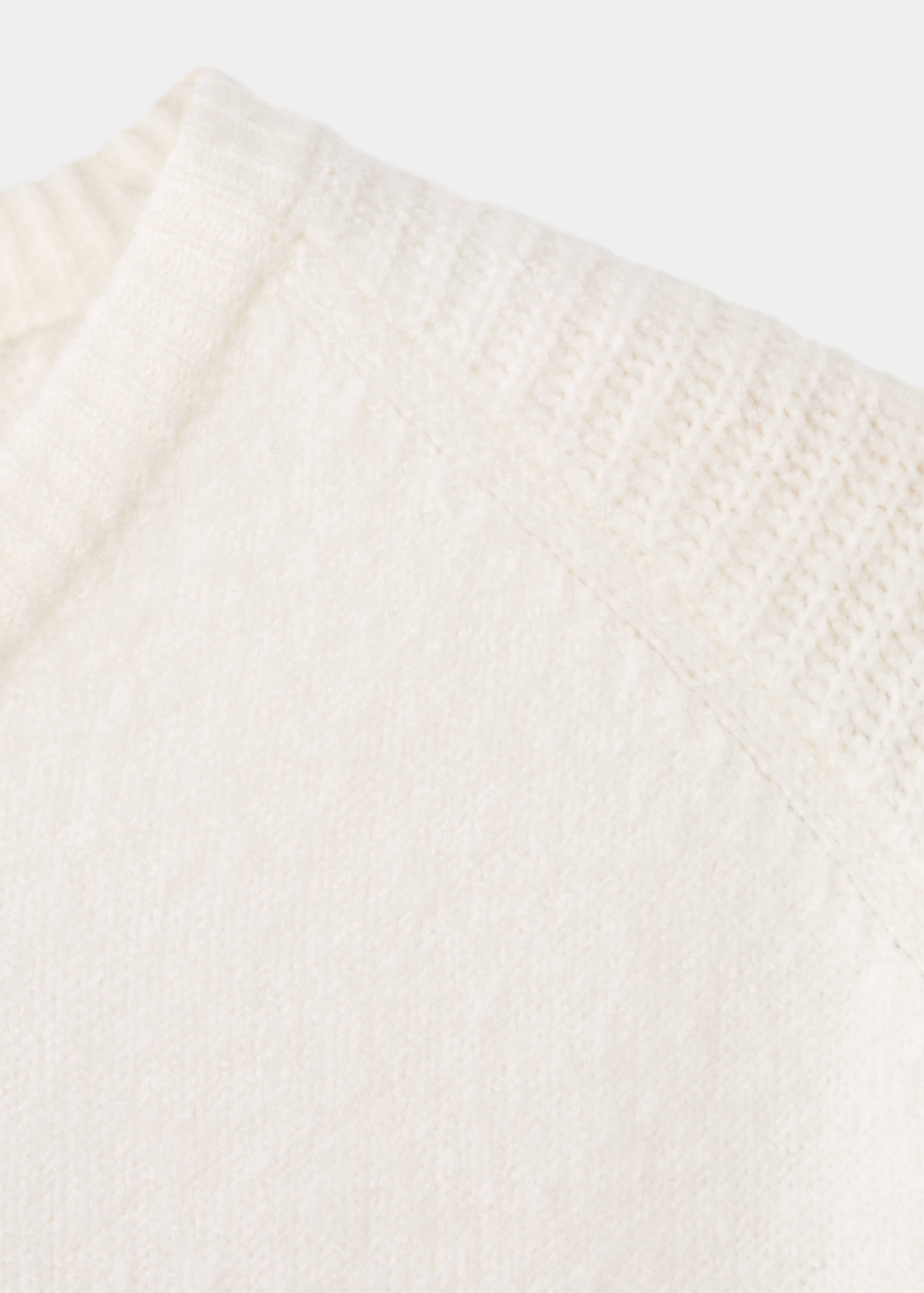 Вязаный джемпер с длинными рукавами - Деталь изделия 0
