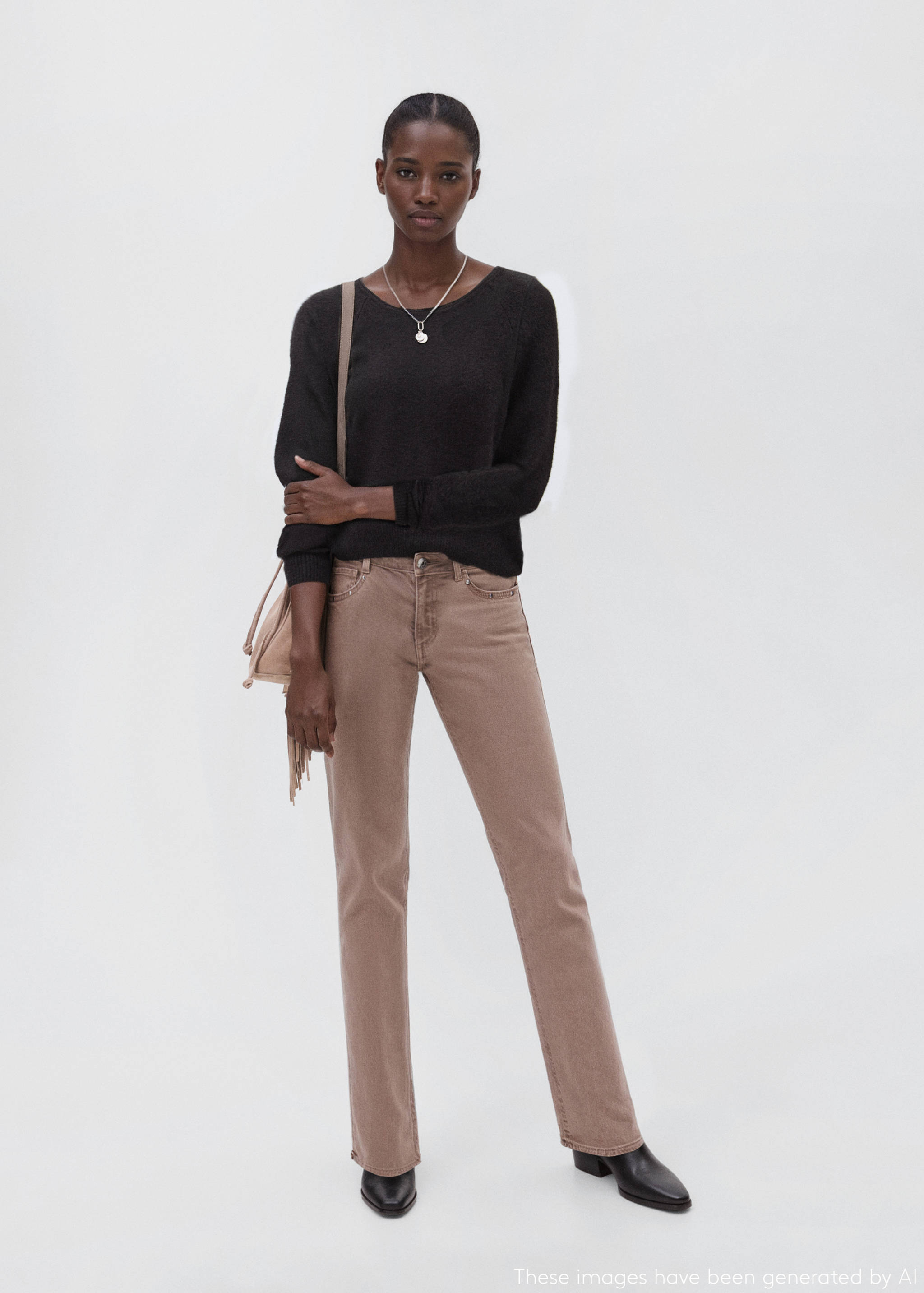 Sweater with open back - General plane