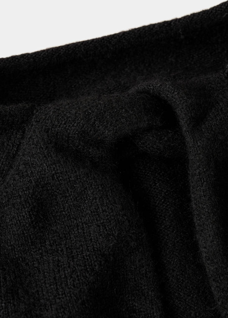 Sweater with open back — Black