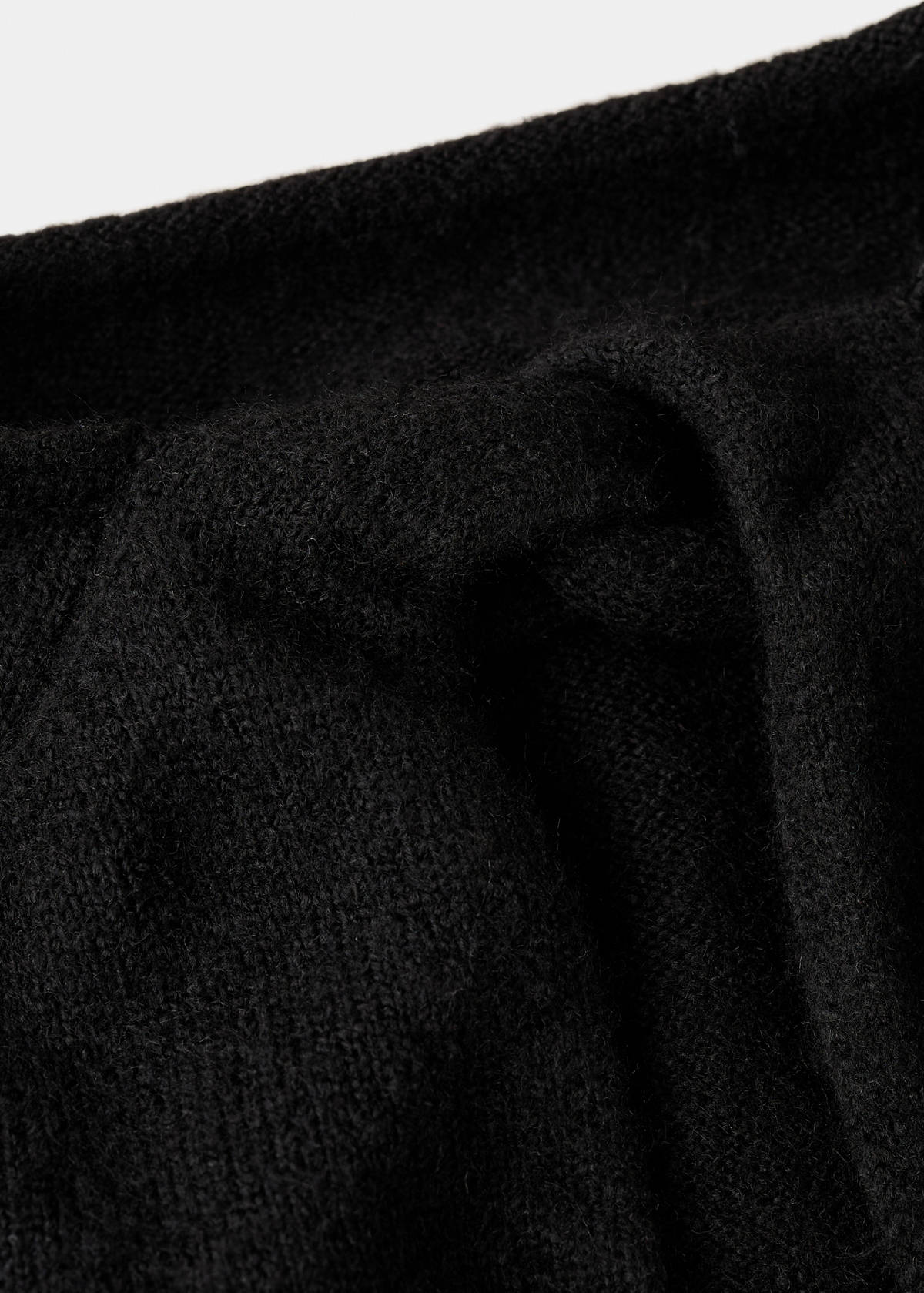 Sweater with open back — Black
