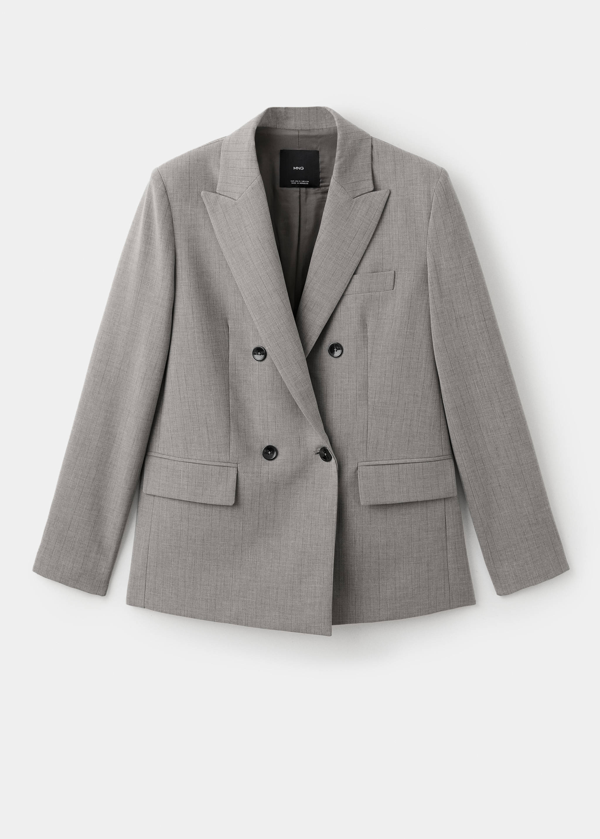 Double-breasted wool blend blazer - Article without model