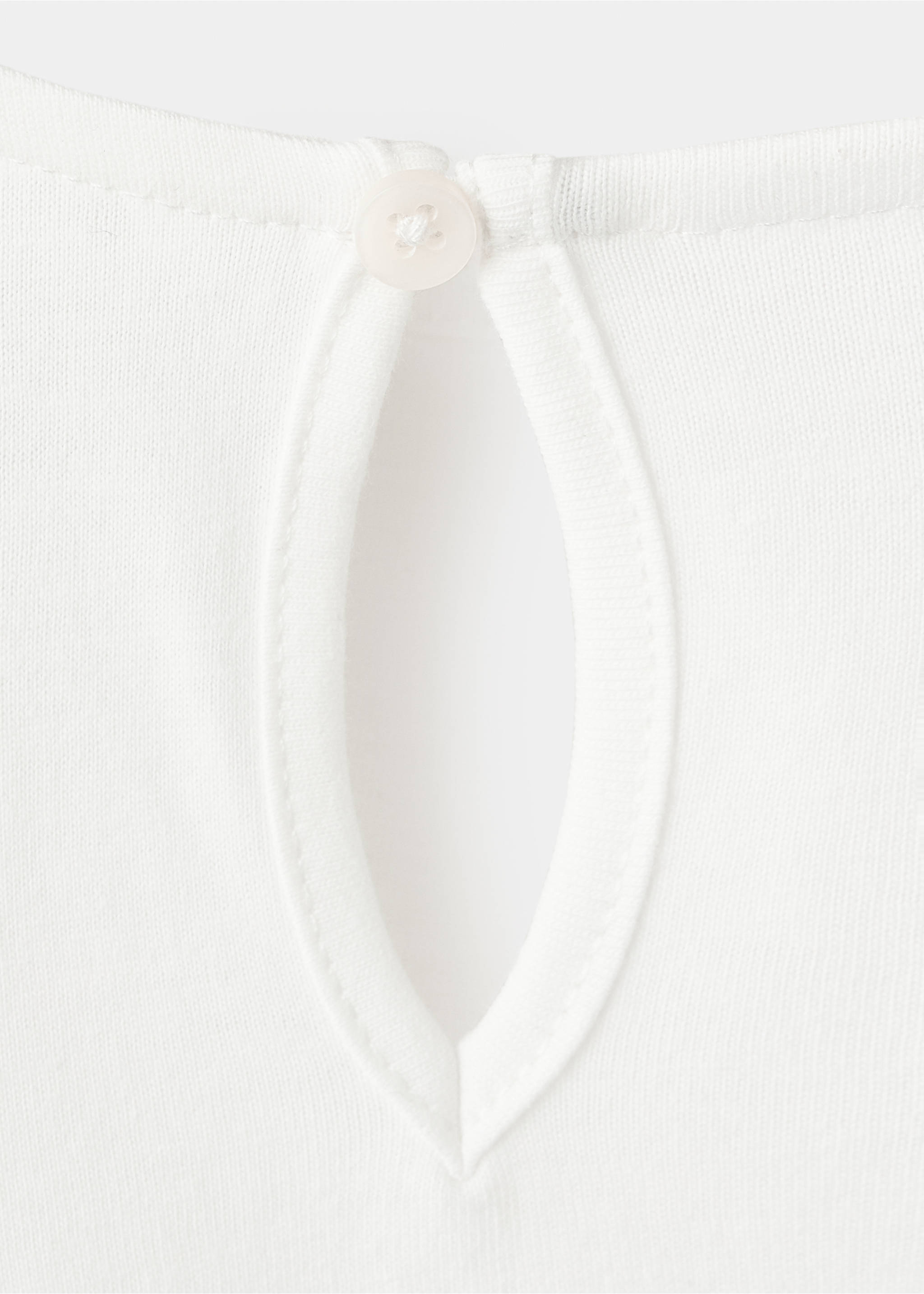 Openwork details T-shirt - Details of the article 0, Off White. Ref: 17007772-00.