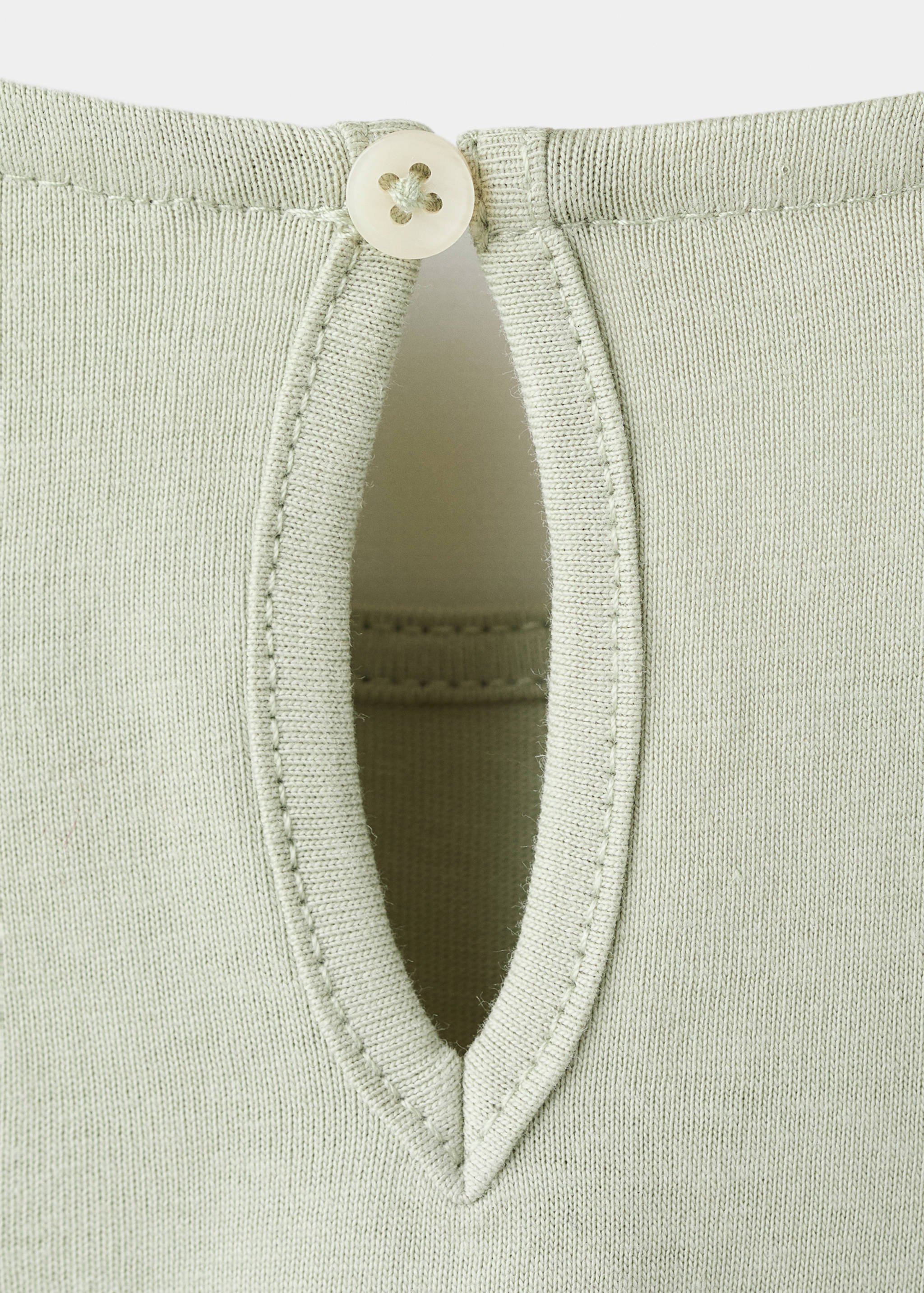 T-shirt with lace details - Details of the article 0