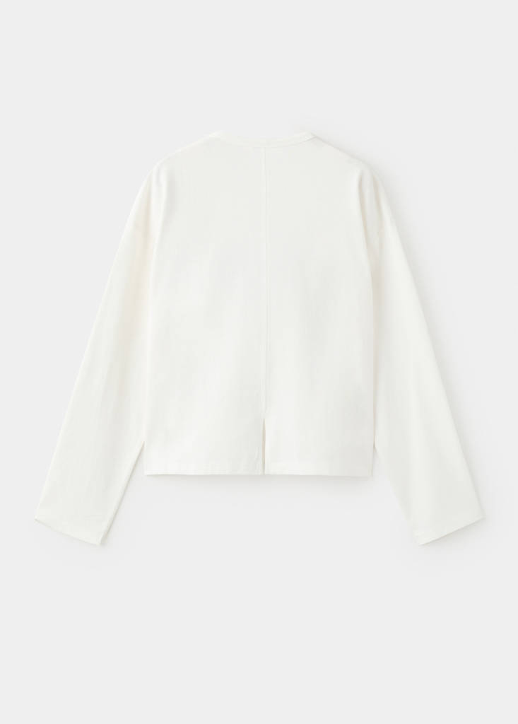 Printed cotton-blend T-shirt — Off White