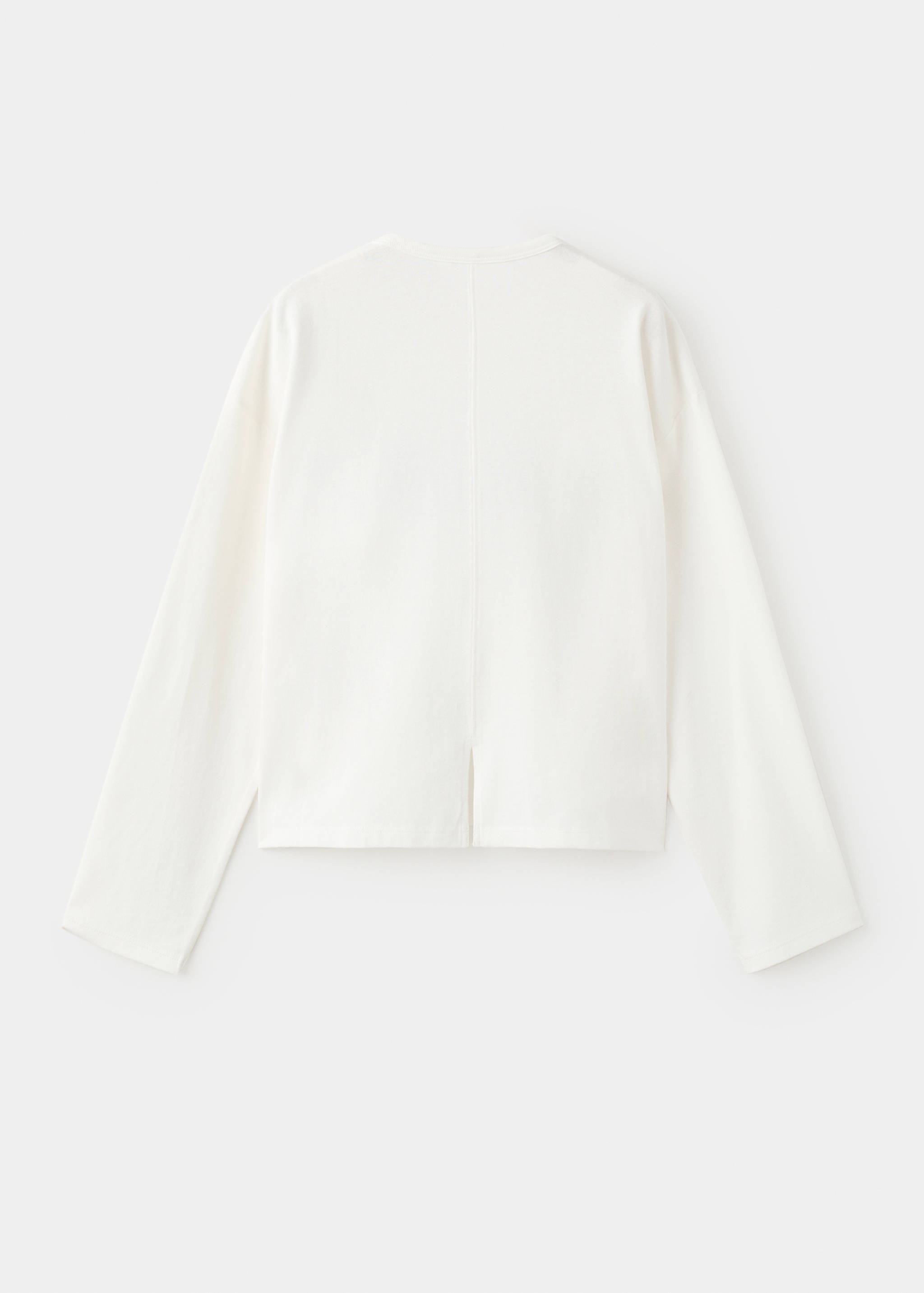 تيشرت قطني ممزوج مطبوع - الجهة الخلفية للمنتج