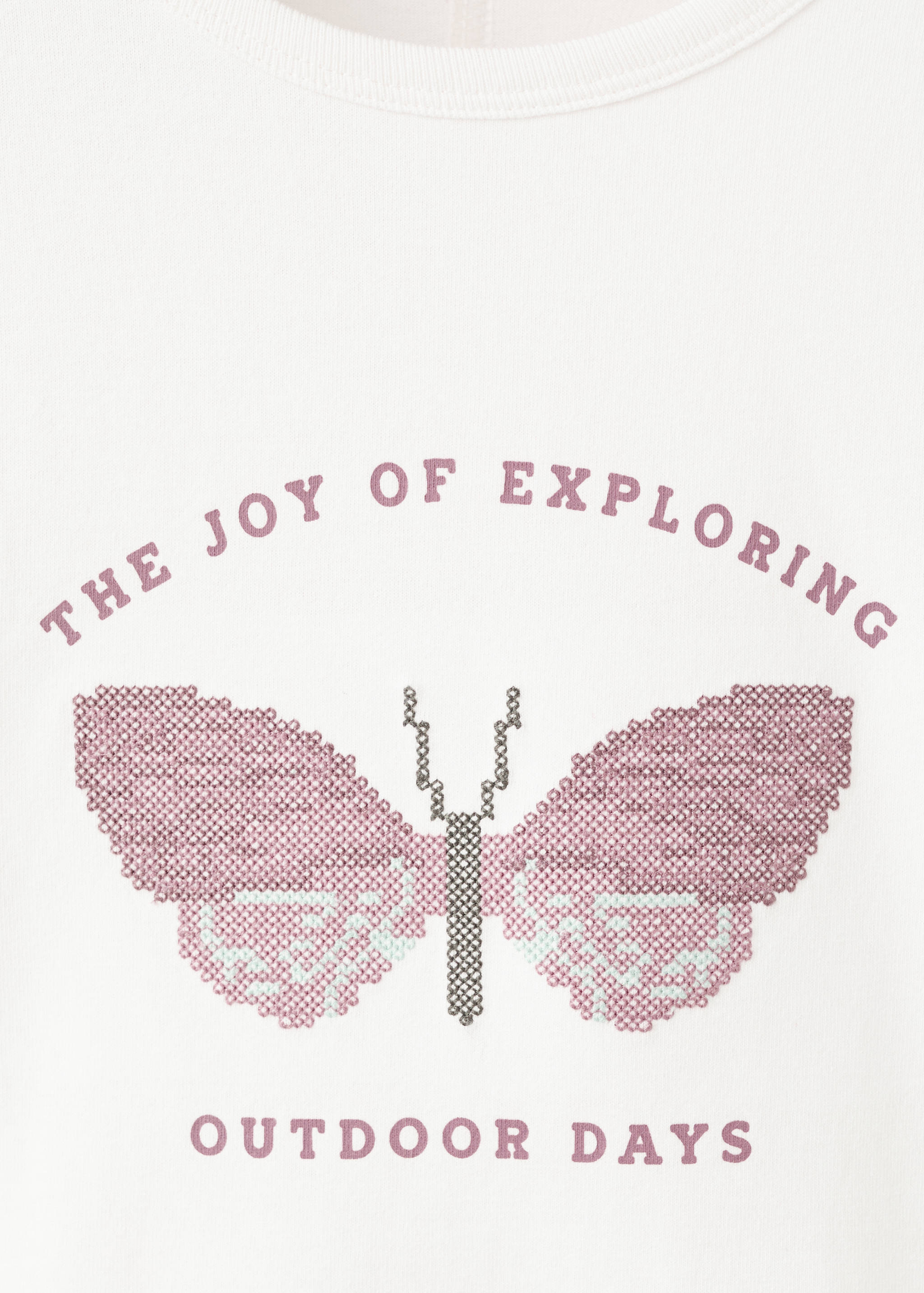 تيشرت قطني ممزوج مطبوع - تفاصيل المنتج 0