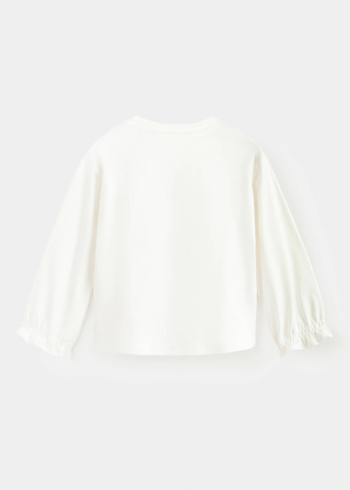 Printed cotton-blend t-shirt — Off White