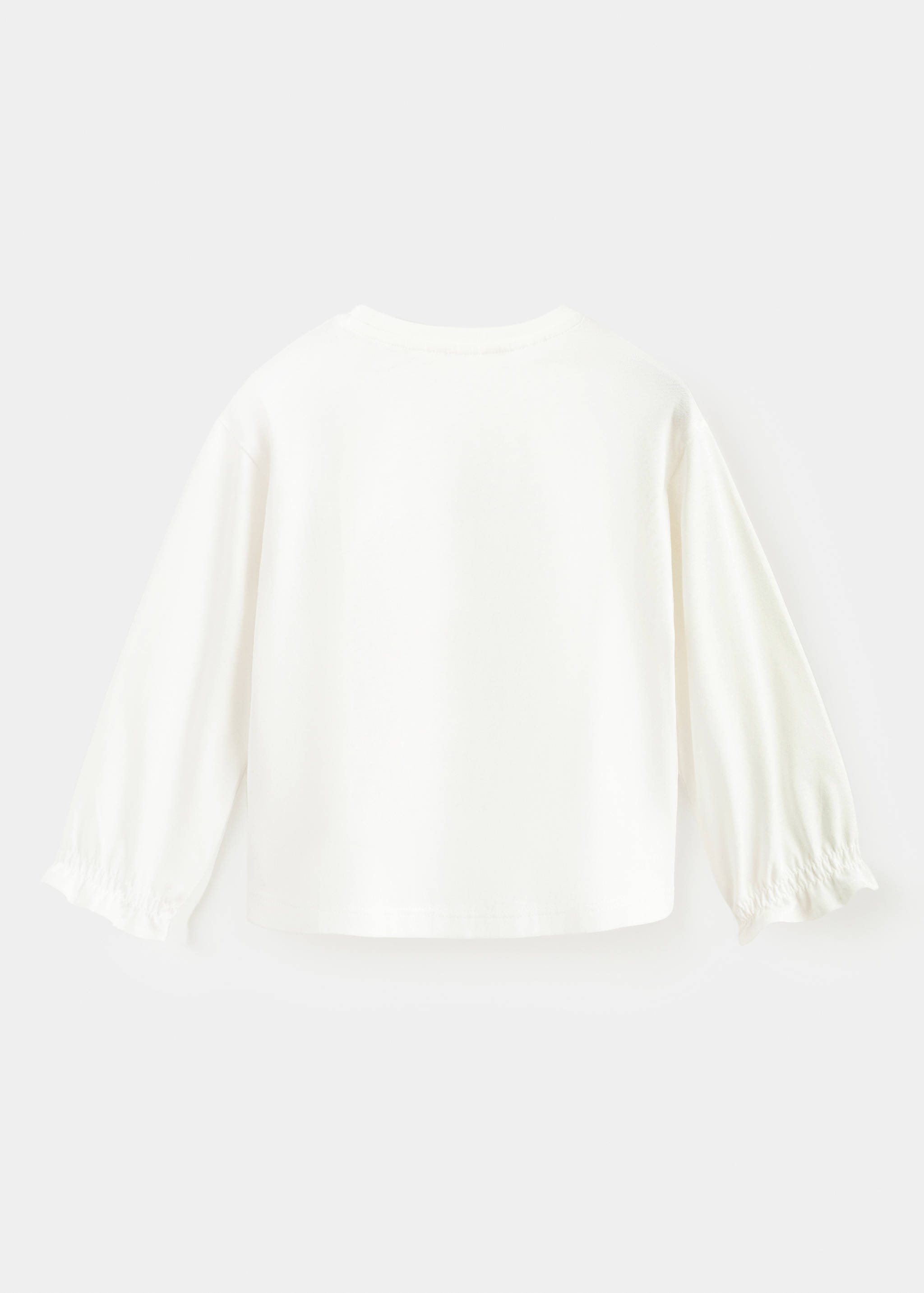 Printed cotton-blend t-shirt - Reverse of the article