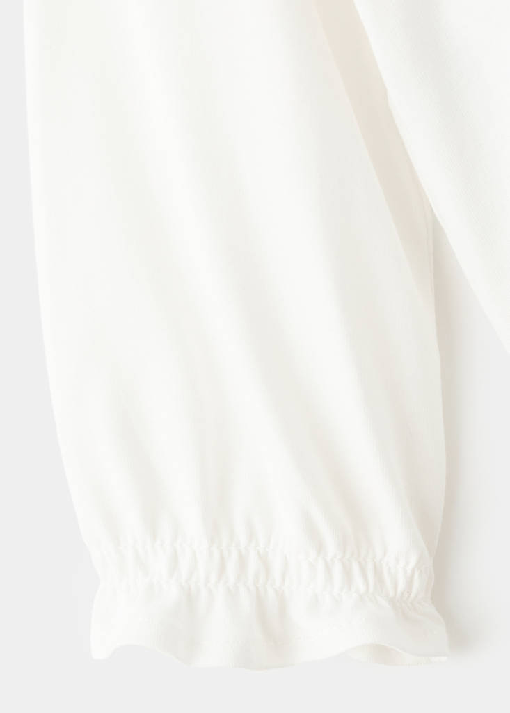 Printed cotton-blend t-shirt — Off White