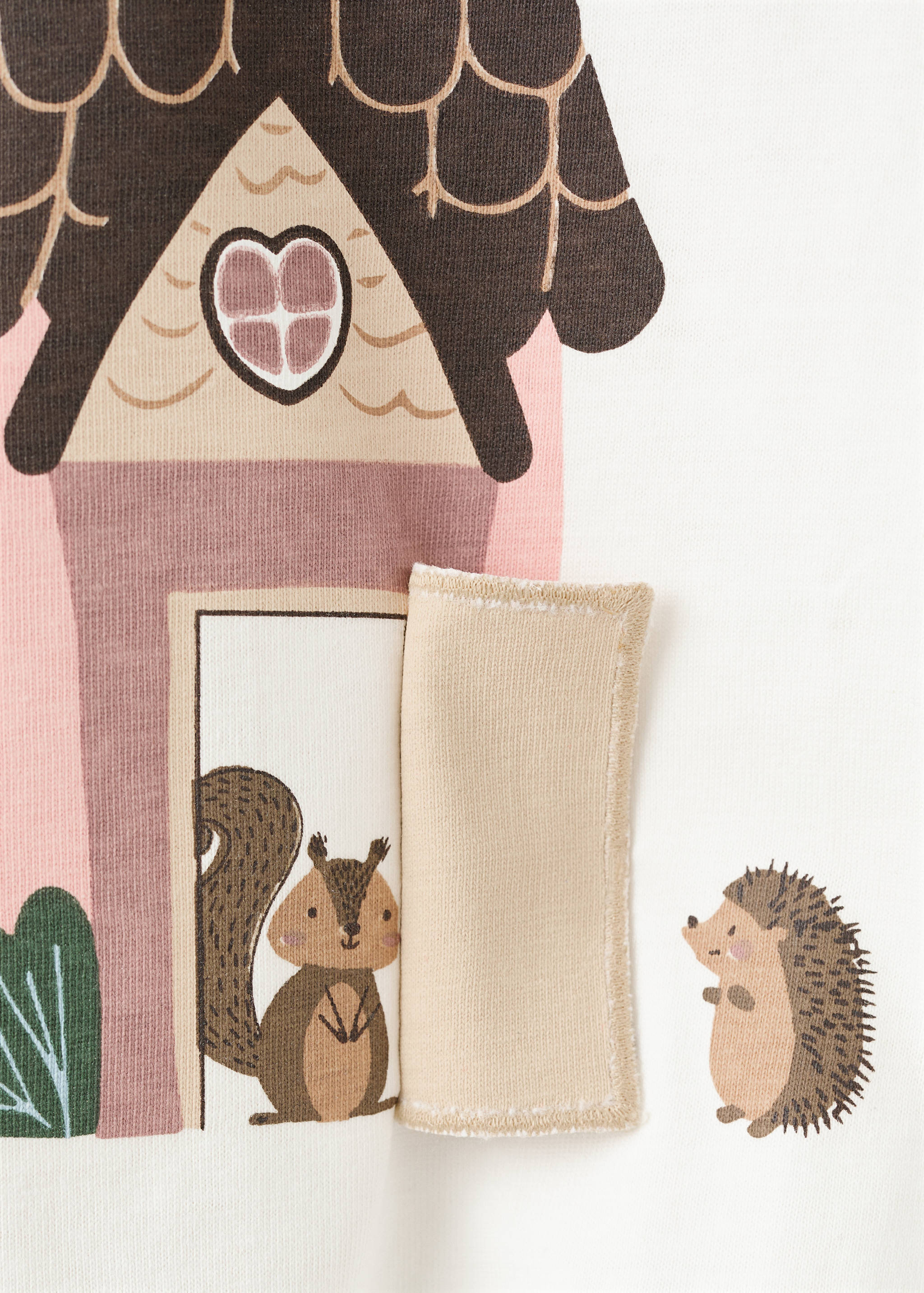 Printed cotton-blend t-shirt - Details of the article 0