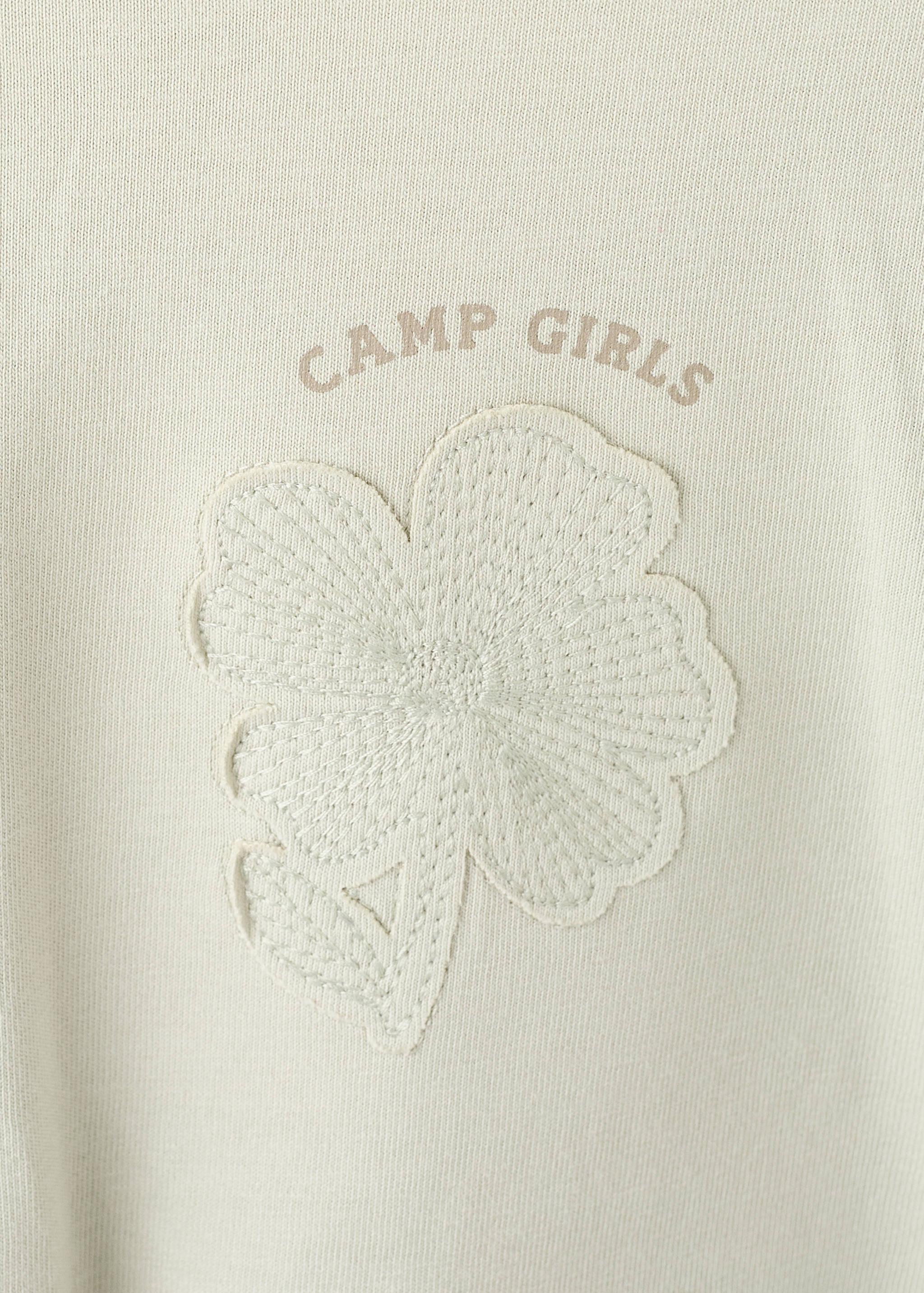 Embroidered cotton T-shirt - Details of the article 8