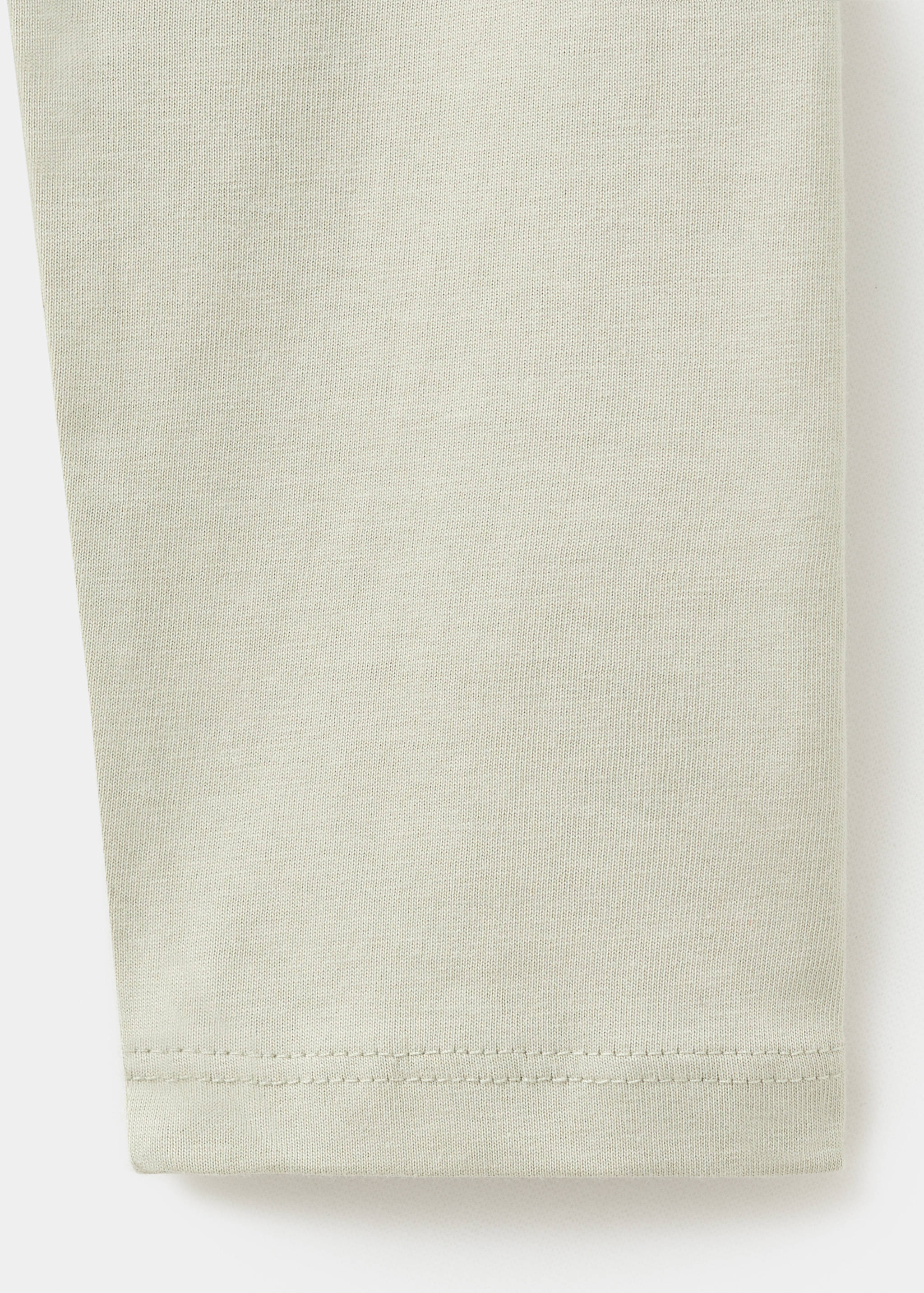 Embroidered cotton T-shirt - Details of the article 0