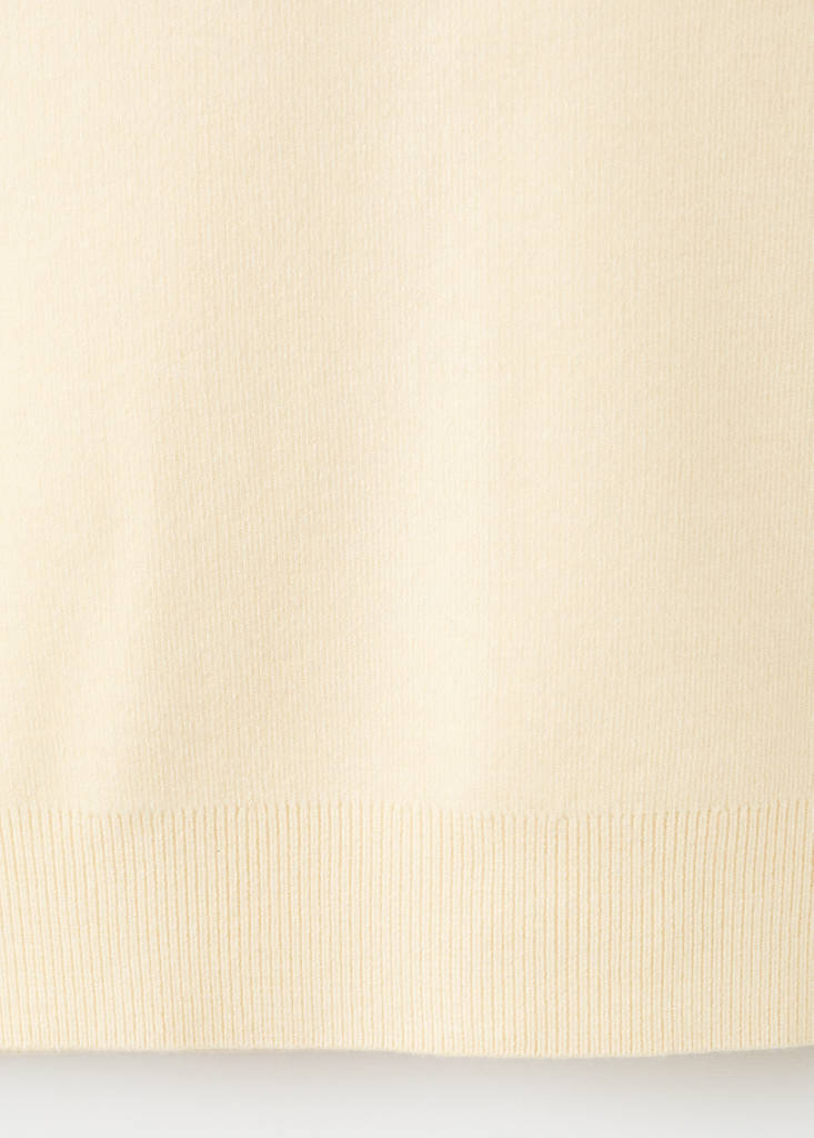 Fine-knit sweater — Vanilla