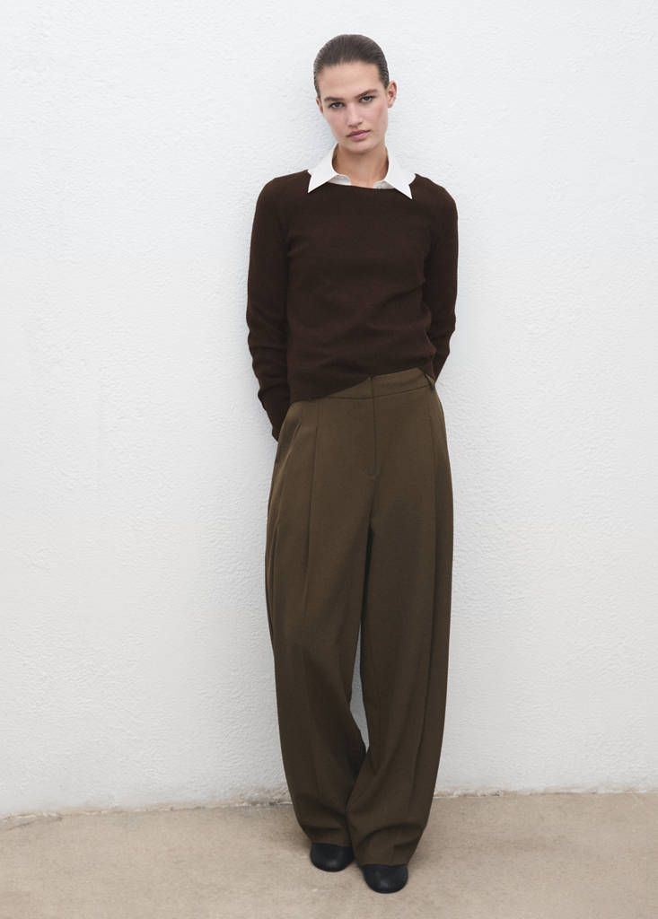 Fine-knit sweater — Chocolate
