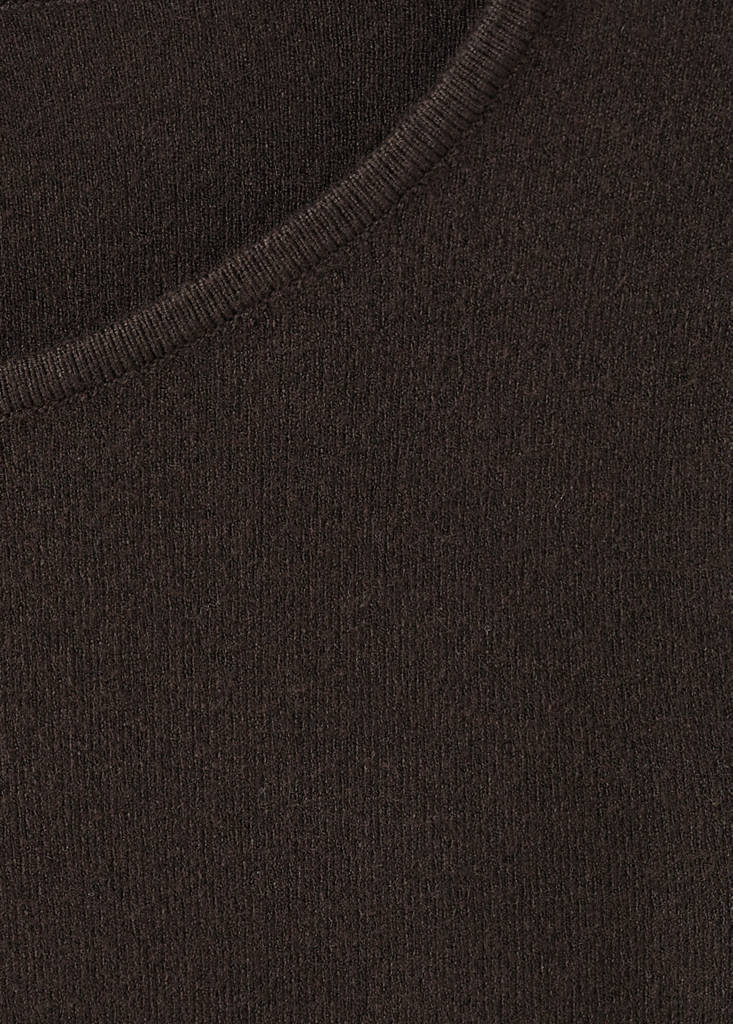 Fine-knit sweater — Chocolate