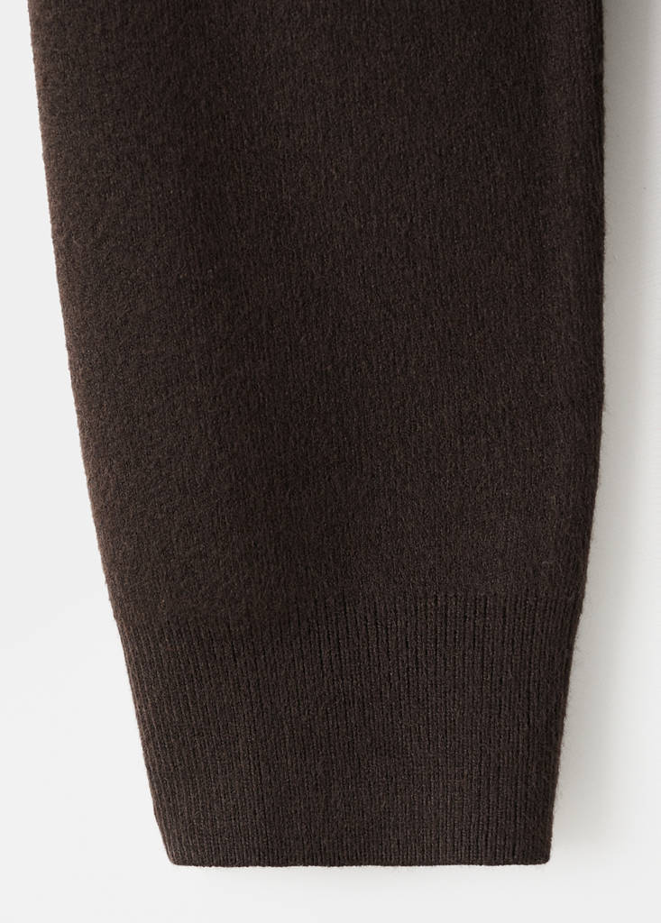 Fine-knit sweater — Chocolate