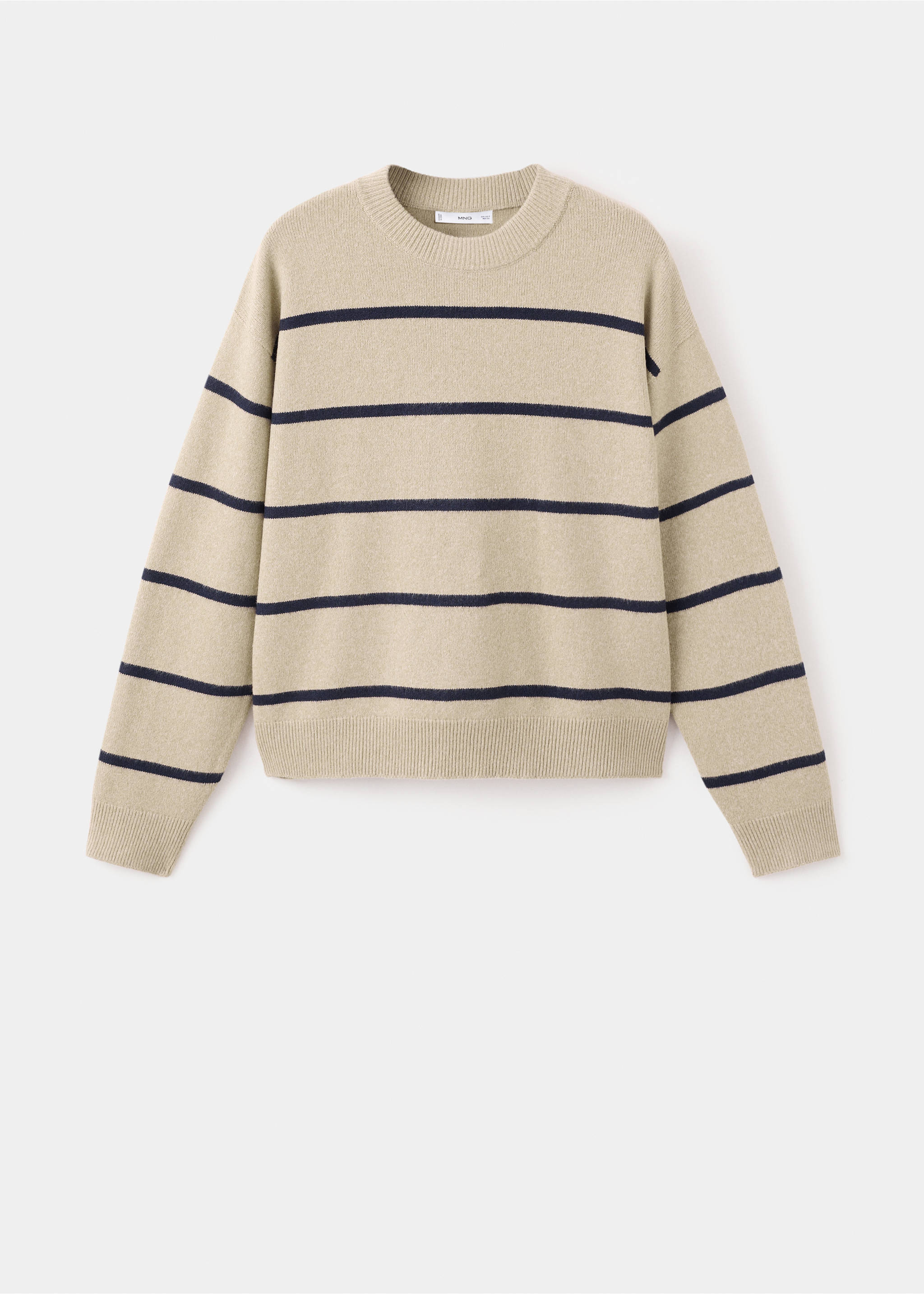 Pull-over en maille à rayures - Article sans modèle, Gris clair/pastel. Ref: 17007789-00.