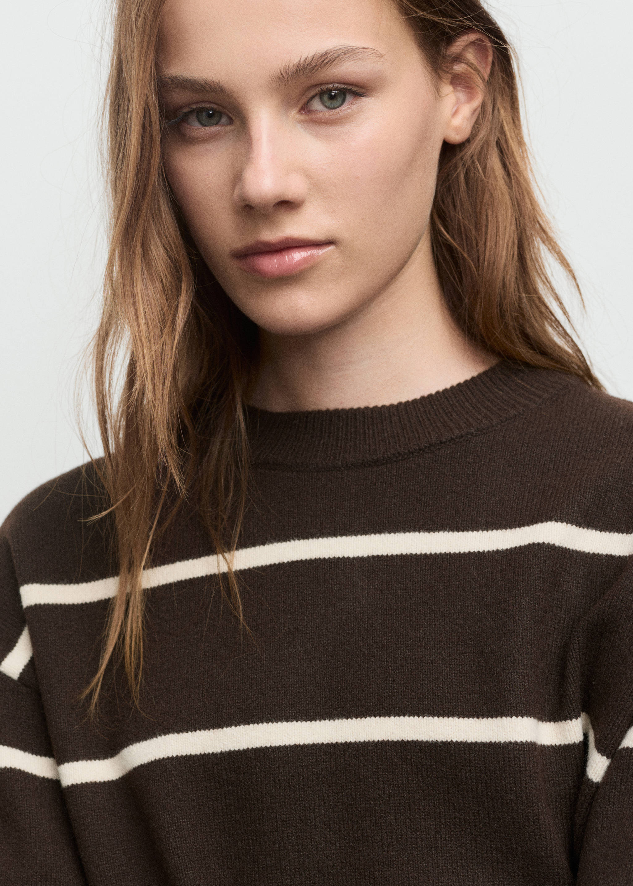 Knit striped sweater - Details of the article 1
