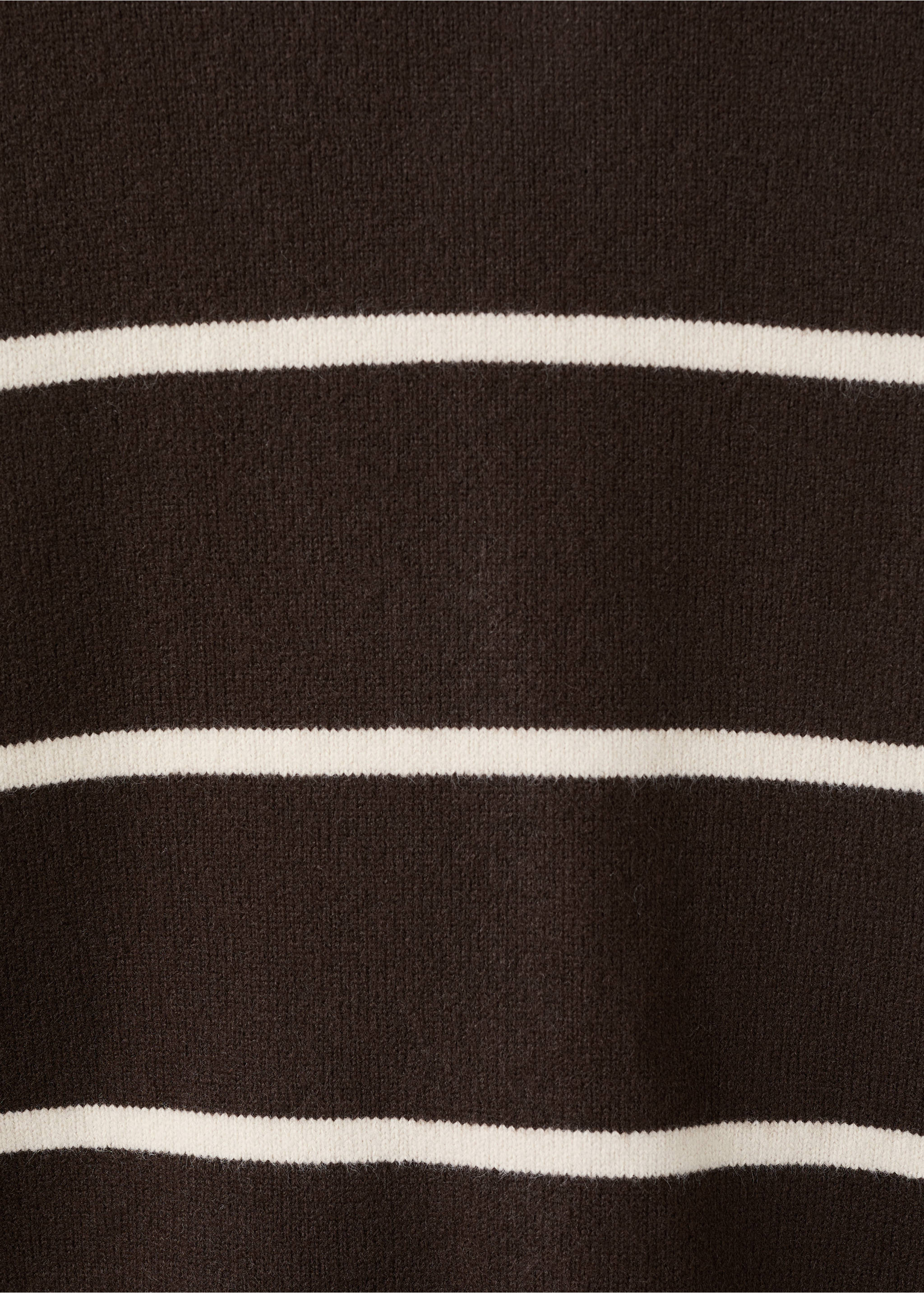 Pull-over en maille à rayures - Détail de l'article 0, Chocolat. Ref: 17007789-00.
