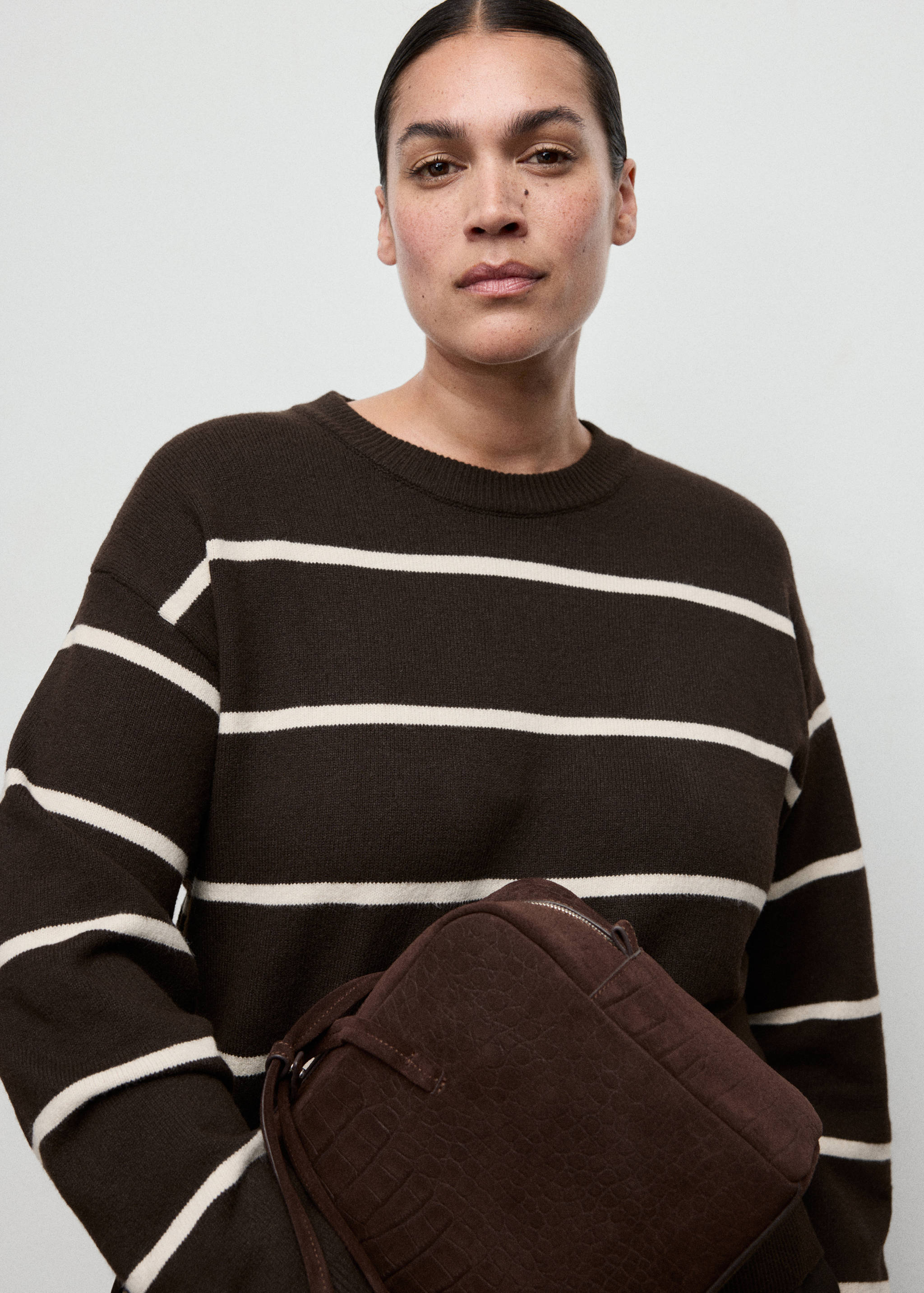 Knit striped sweater - Details of the article 4