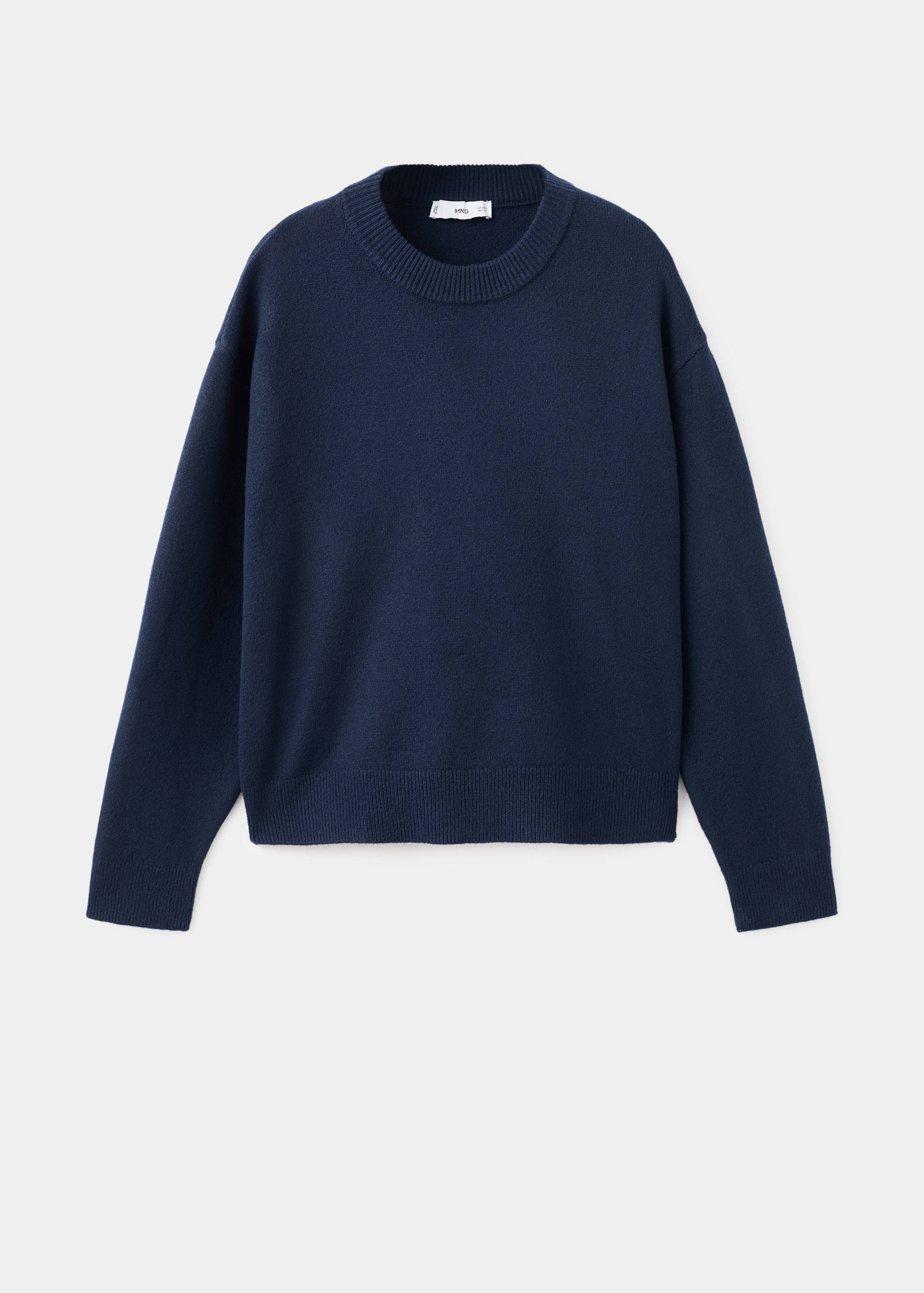 Round-neck knitted sweater - Article without model