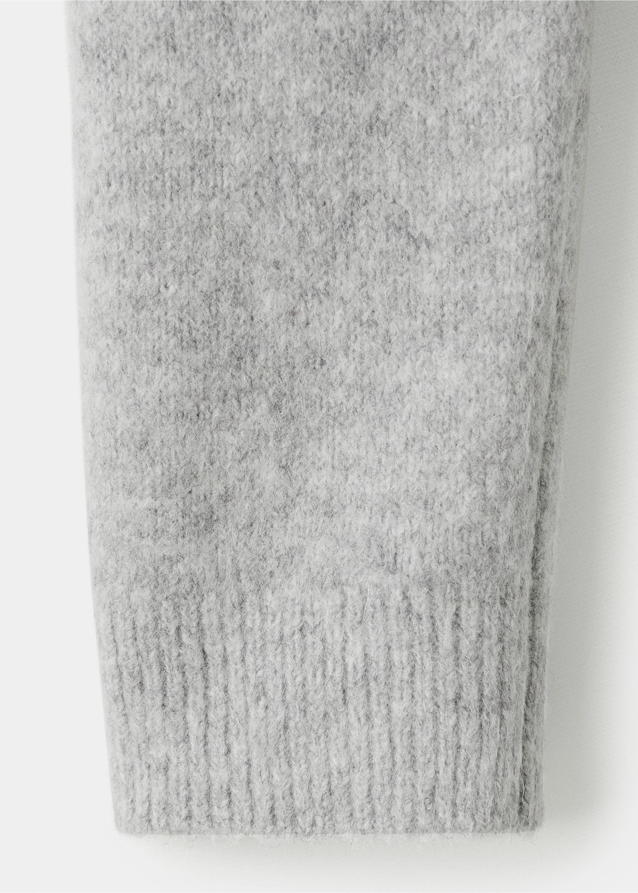 Medium-knit sweater - Details of the article 0, Grey. Ref: 17007792-00.