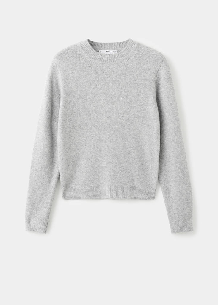 Medium-knit sweater — Grey