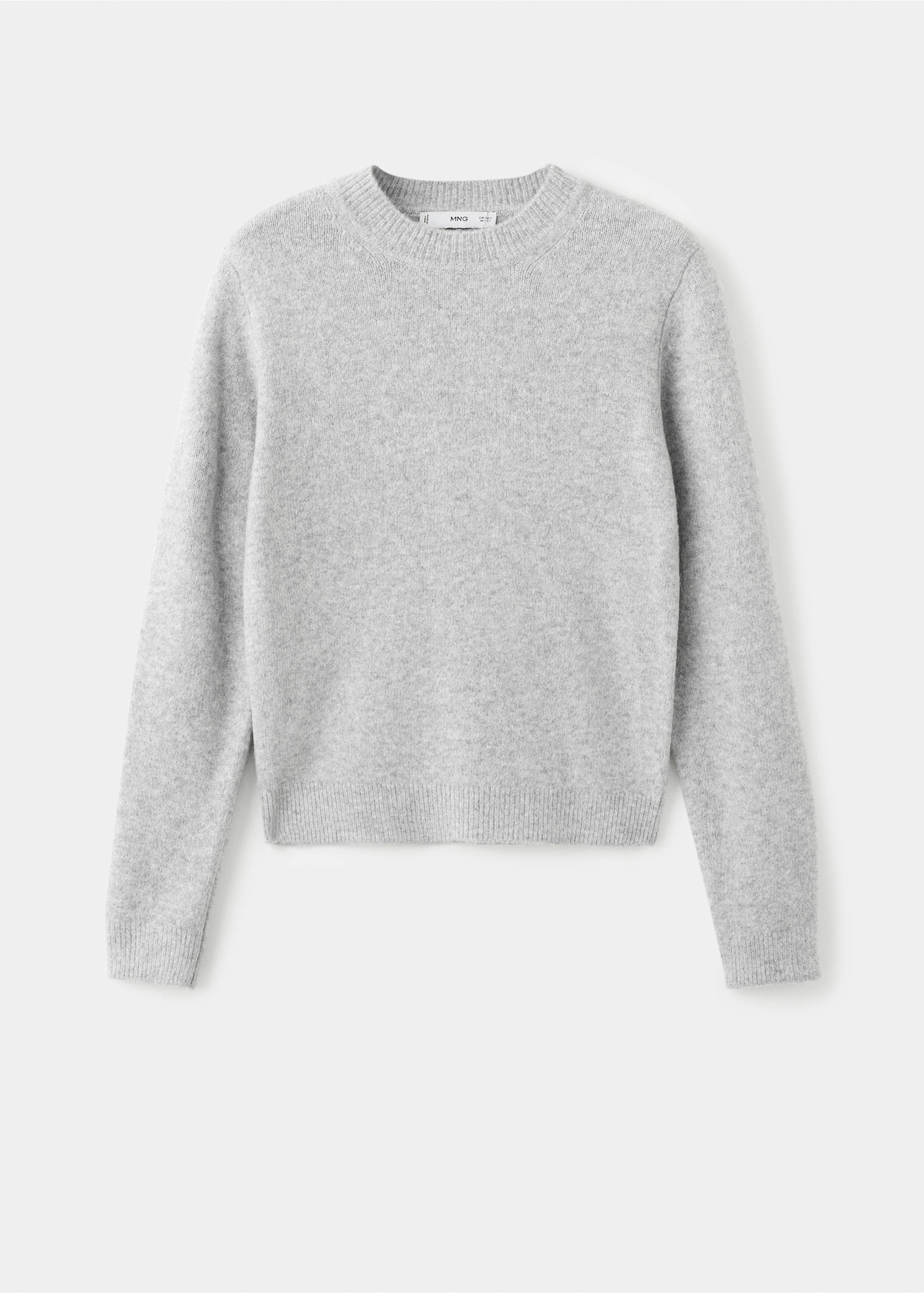 Medium-knit sweater - Article without model, Grey. Ref: 17007792-00.