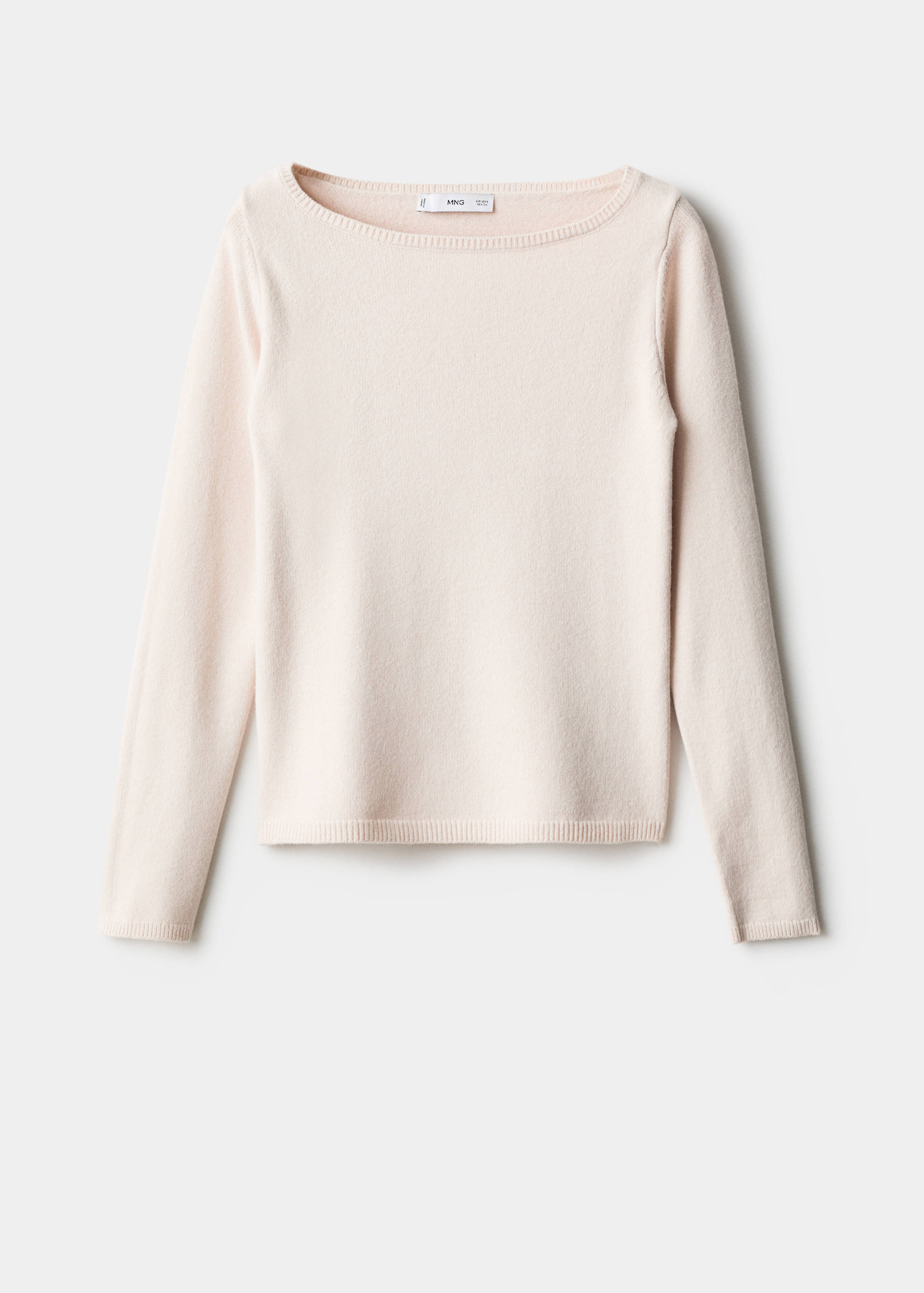 Boat neck sweater - Article without model