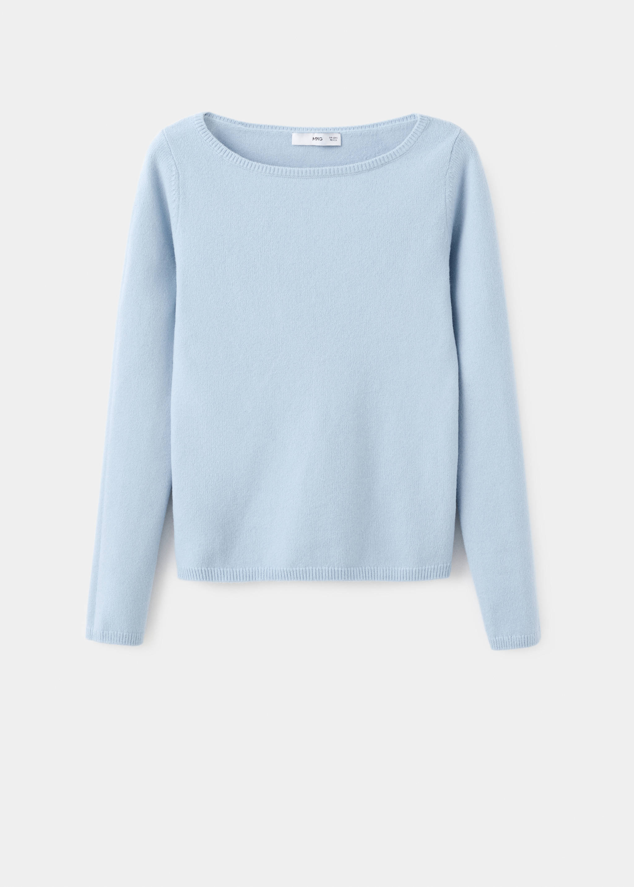 Boat neck sweater - Article without model