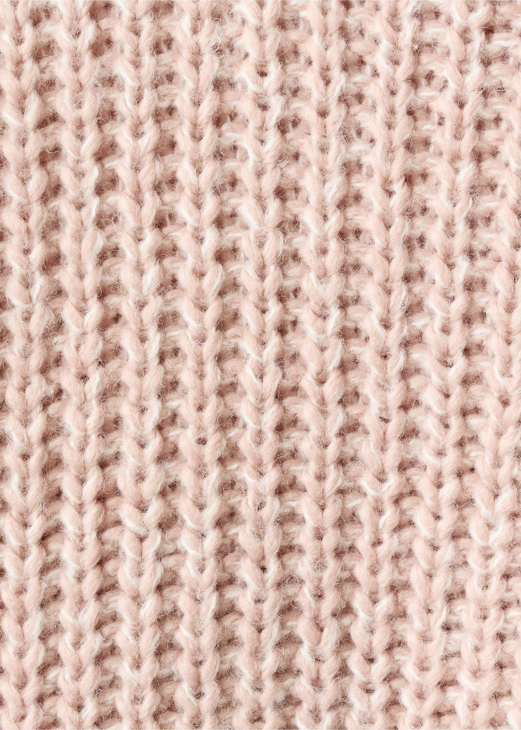 Pull-over maille col montant - Détail de l'article 0, Rose pâle. Ref: 17007796-00.